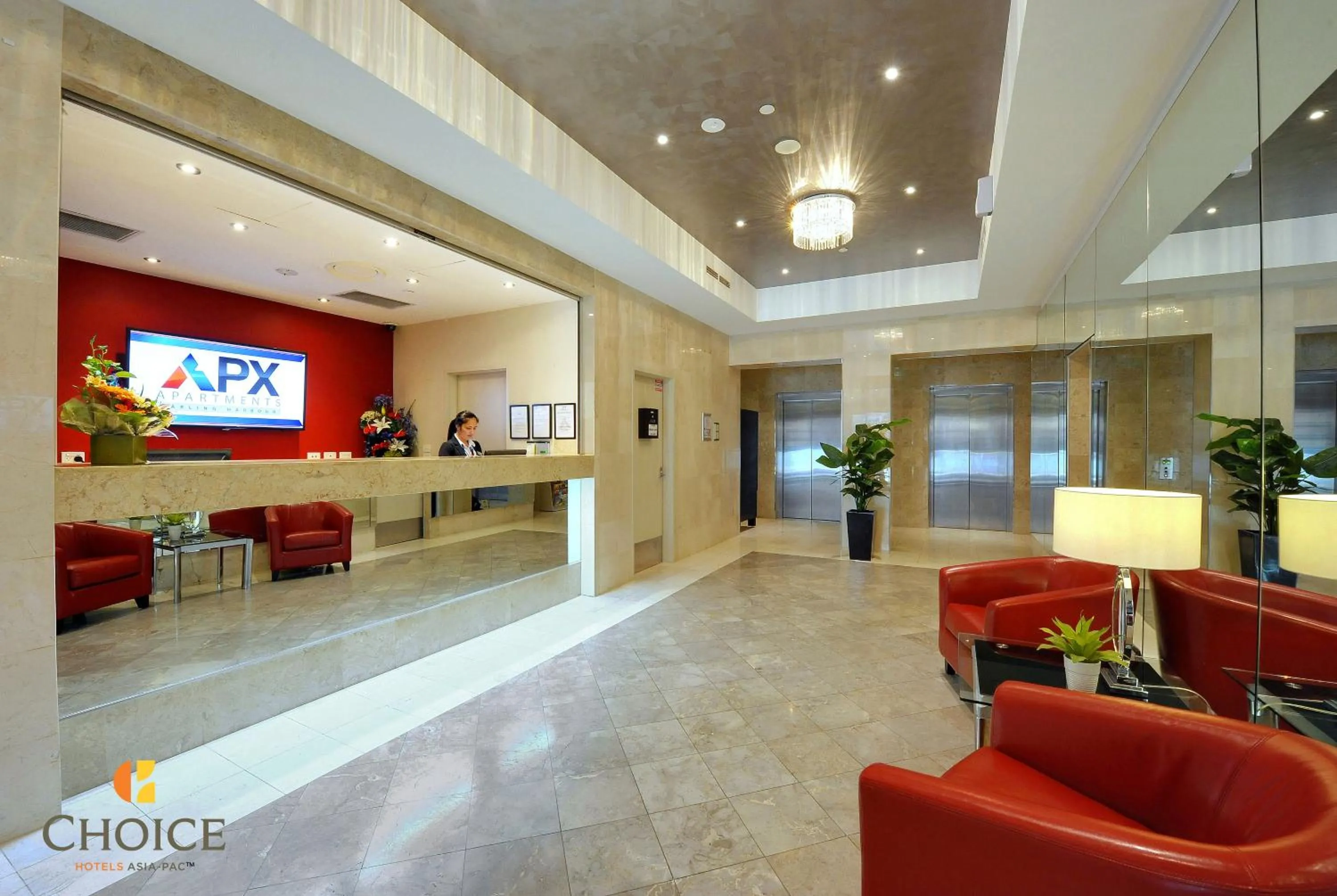 Lobby or reception in APX Darling Harbour