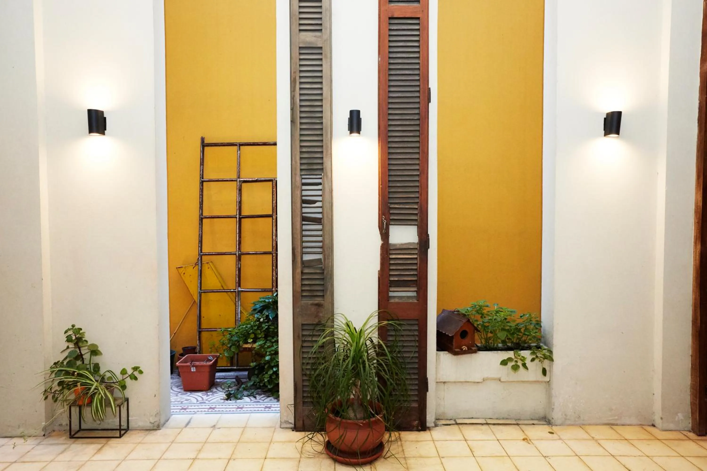 Patio in L'Adresse Hôtel Boutique