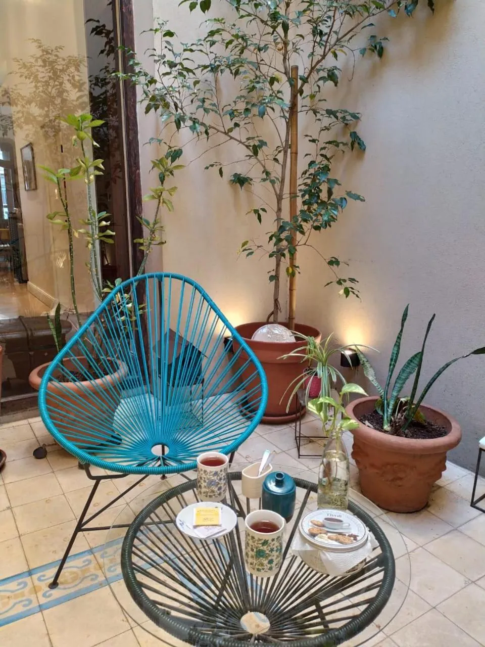 Patio in L'Adresse Hôtel Boutique