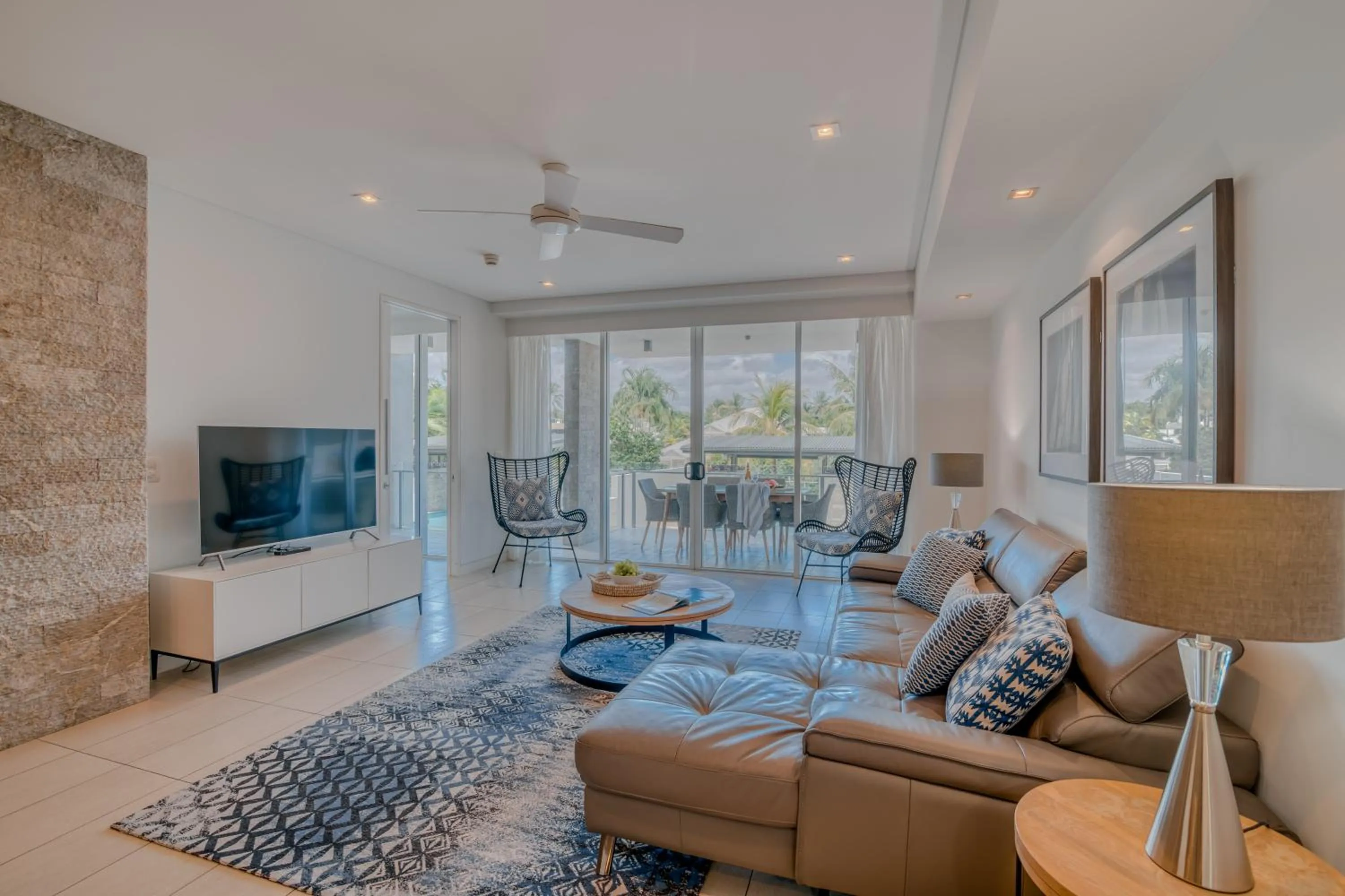 Living room in Coconut Grove