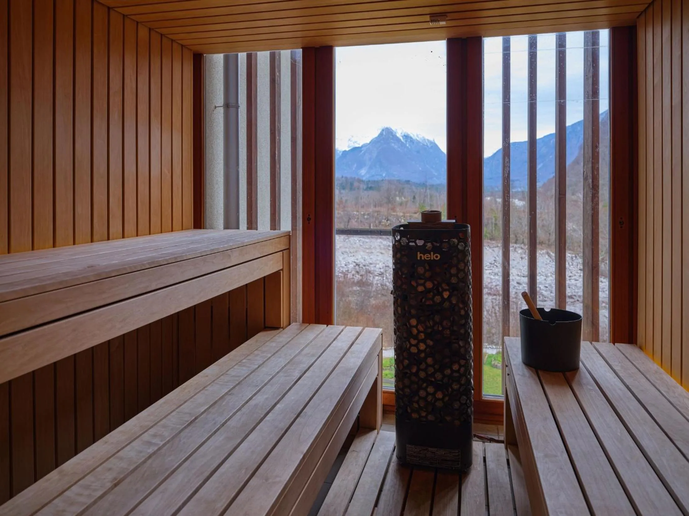 Sauna in Hotel Boka