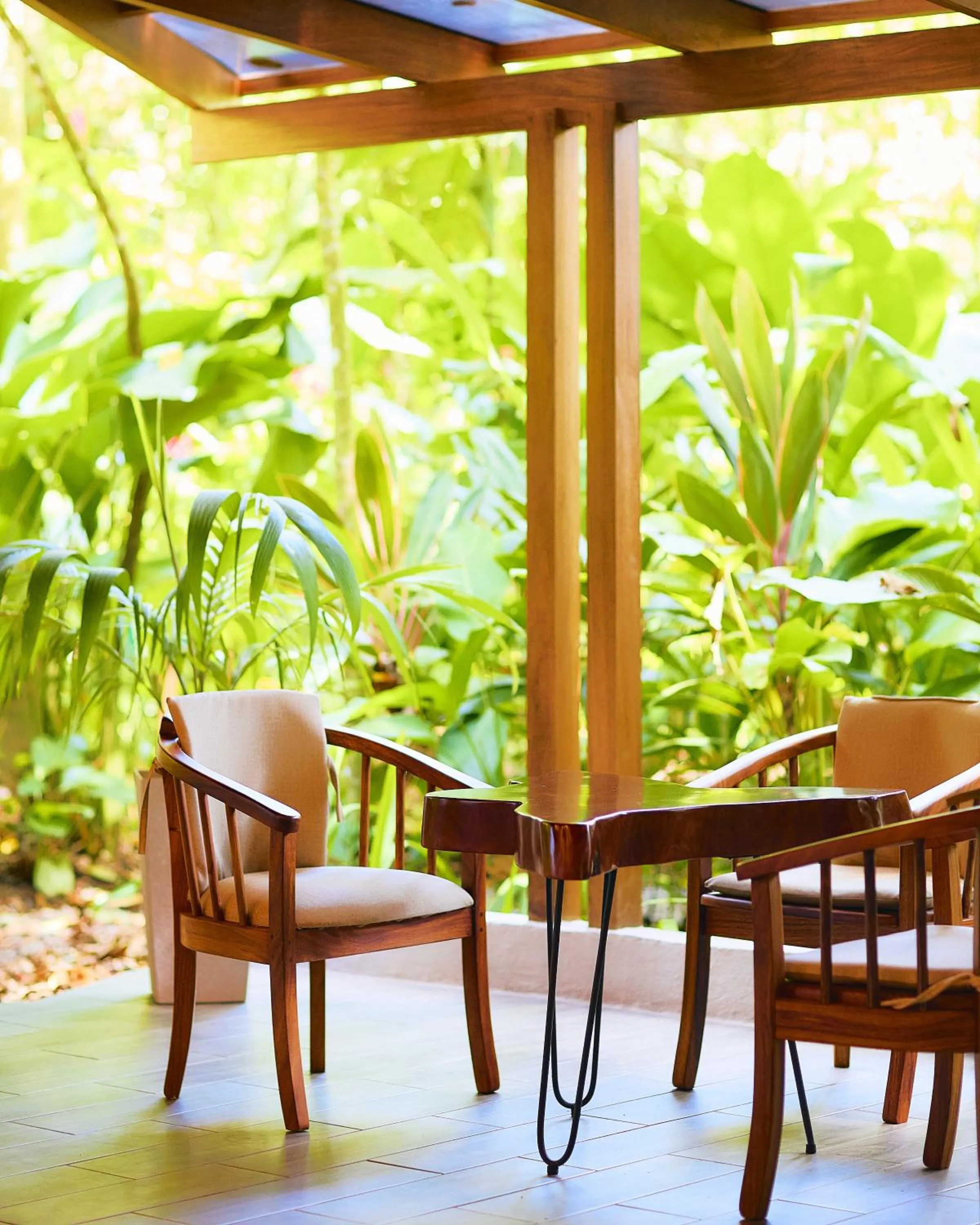 Patio in Aninga Lodge