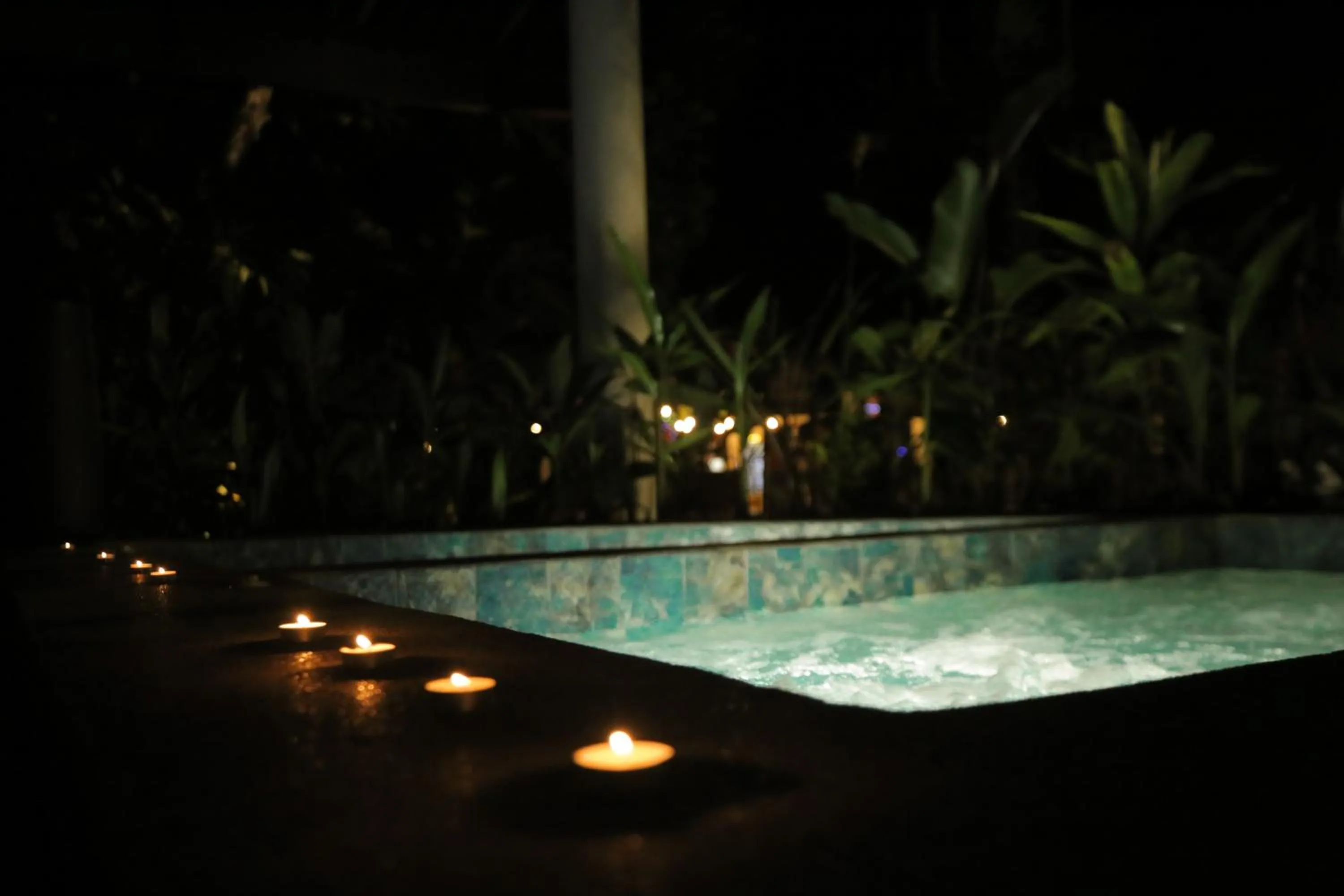 Hot Tub in Aninga Lodge