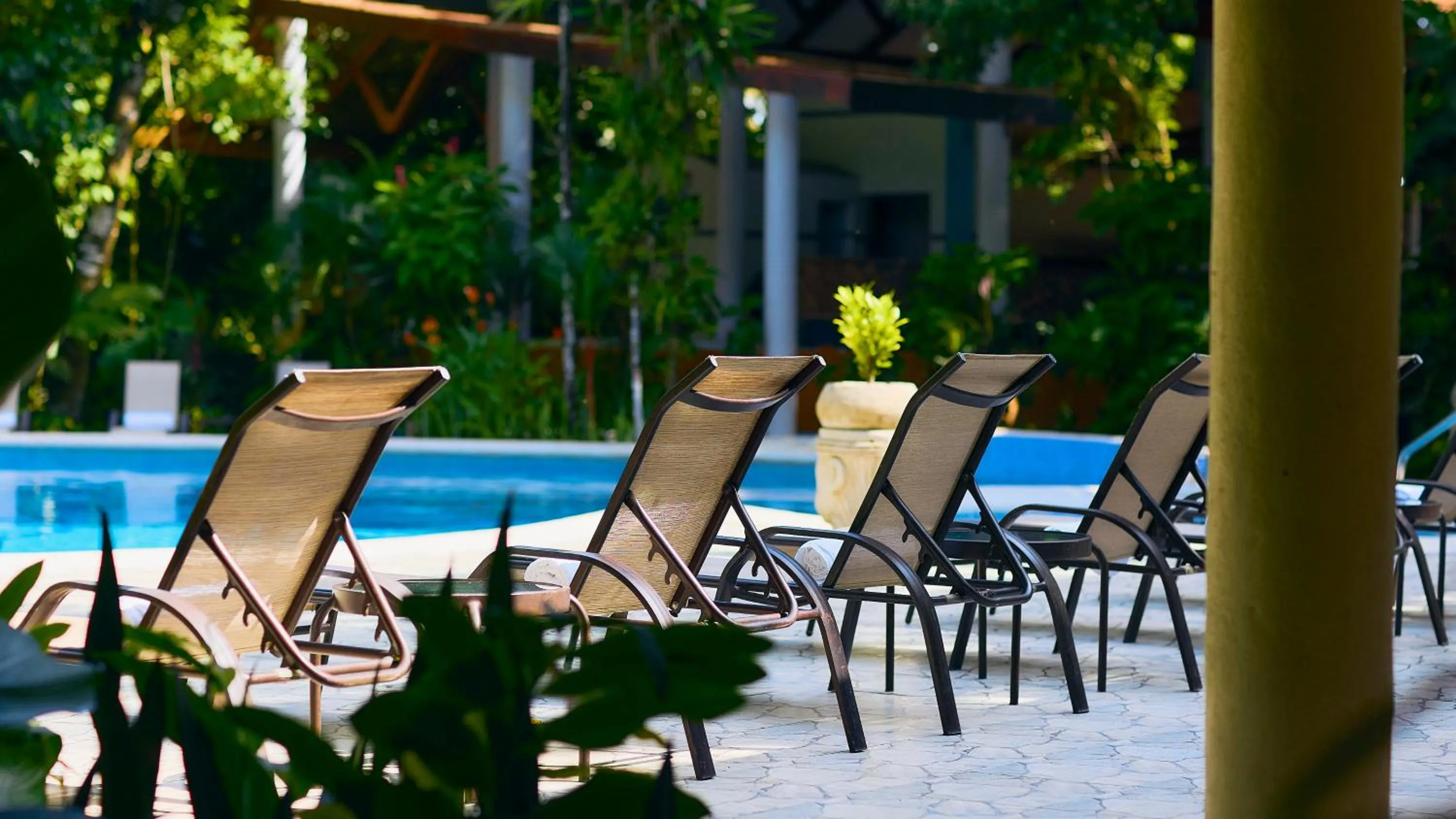 Patio in Aninga Lodge