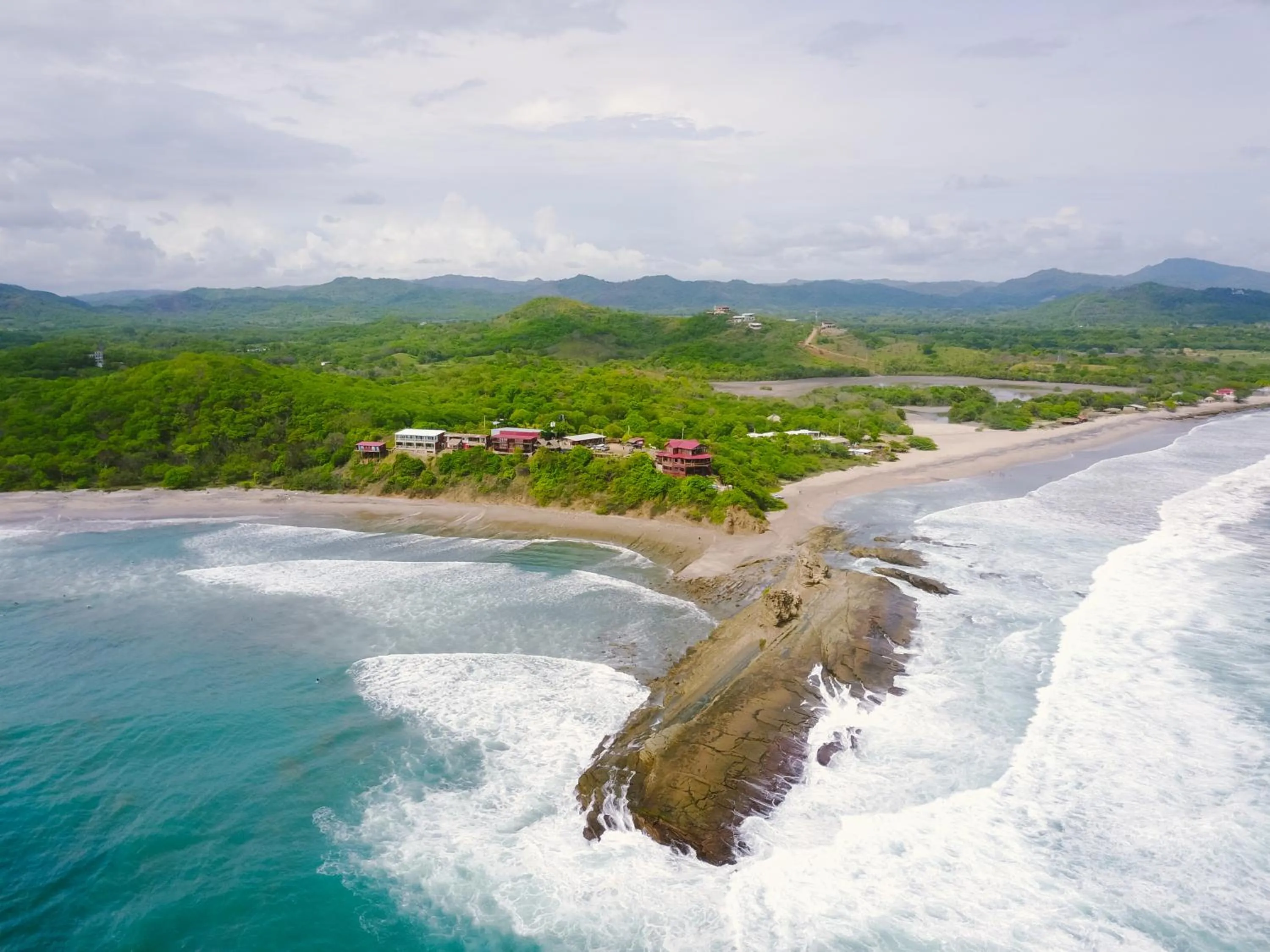 Bird's eye view in Magnific Rock - Surf Resort & Yoga Retreat Nicaragua