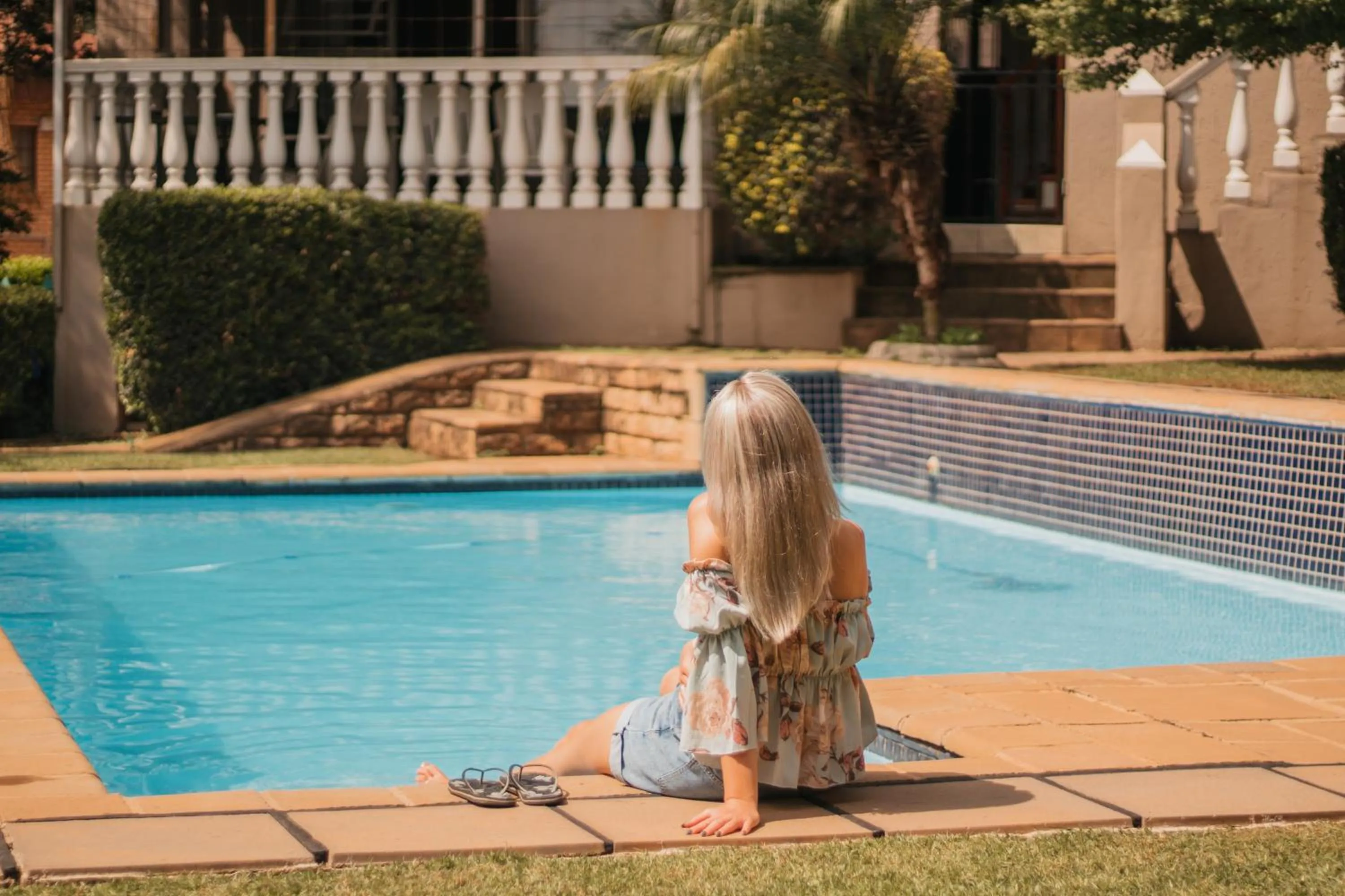 Swimming pool in All Seasons Boutique Hotel - Sustainable Electricity and Water