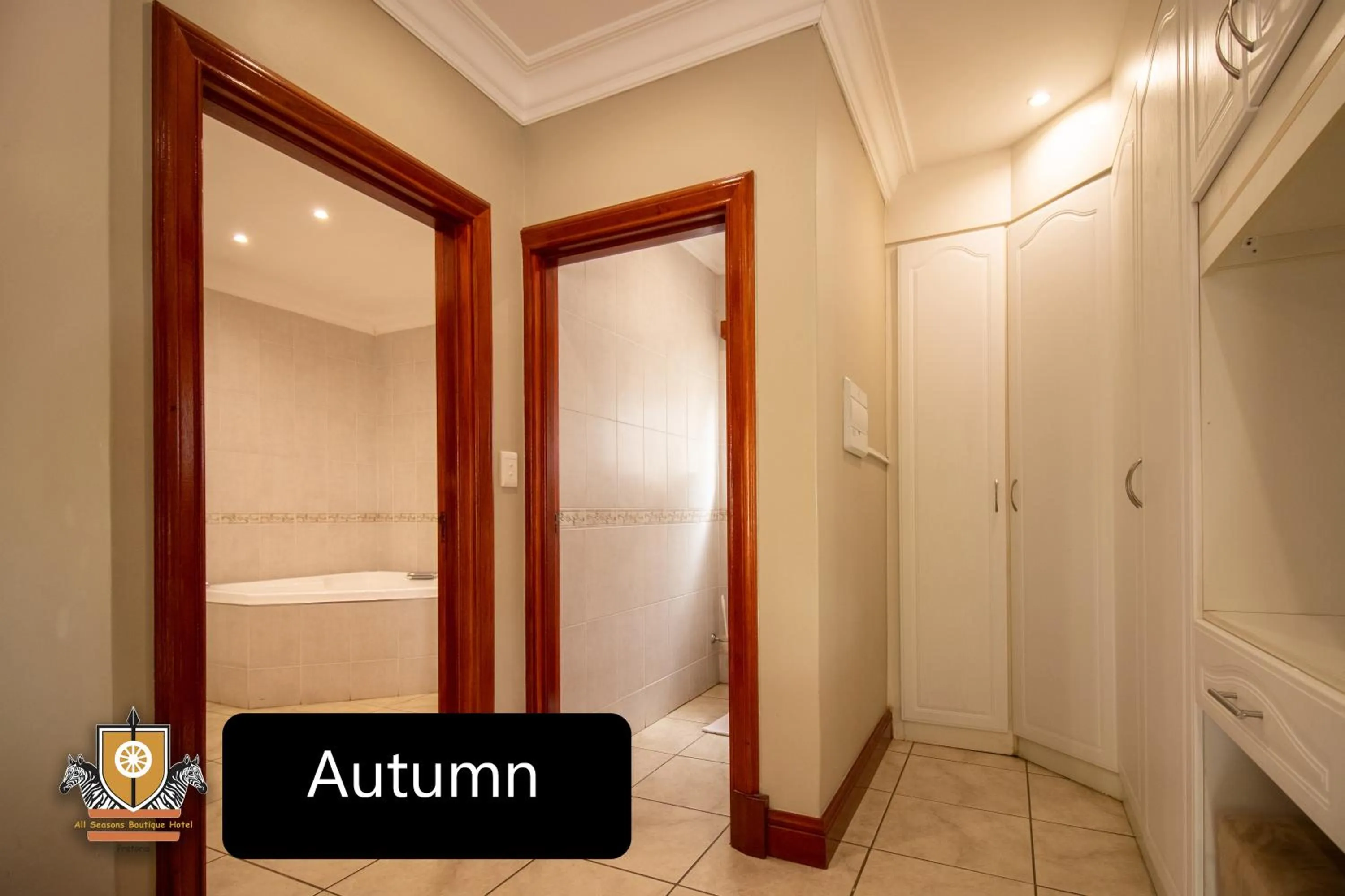 wardrobe in All Seasons Boutique Hotel - Sustainable Electricity and Water