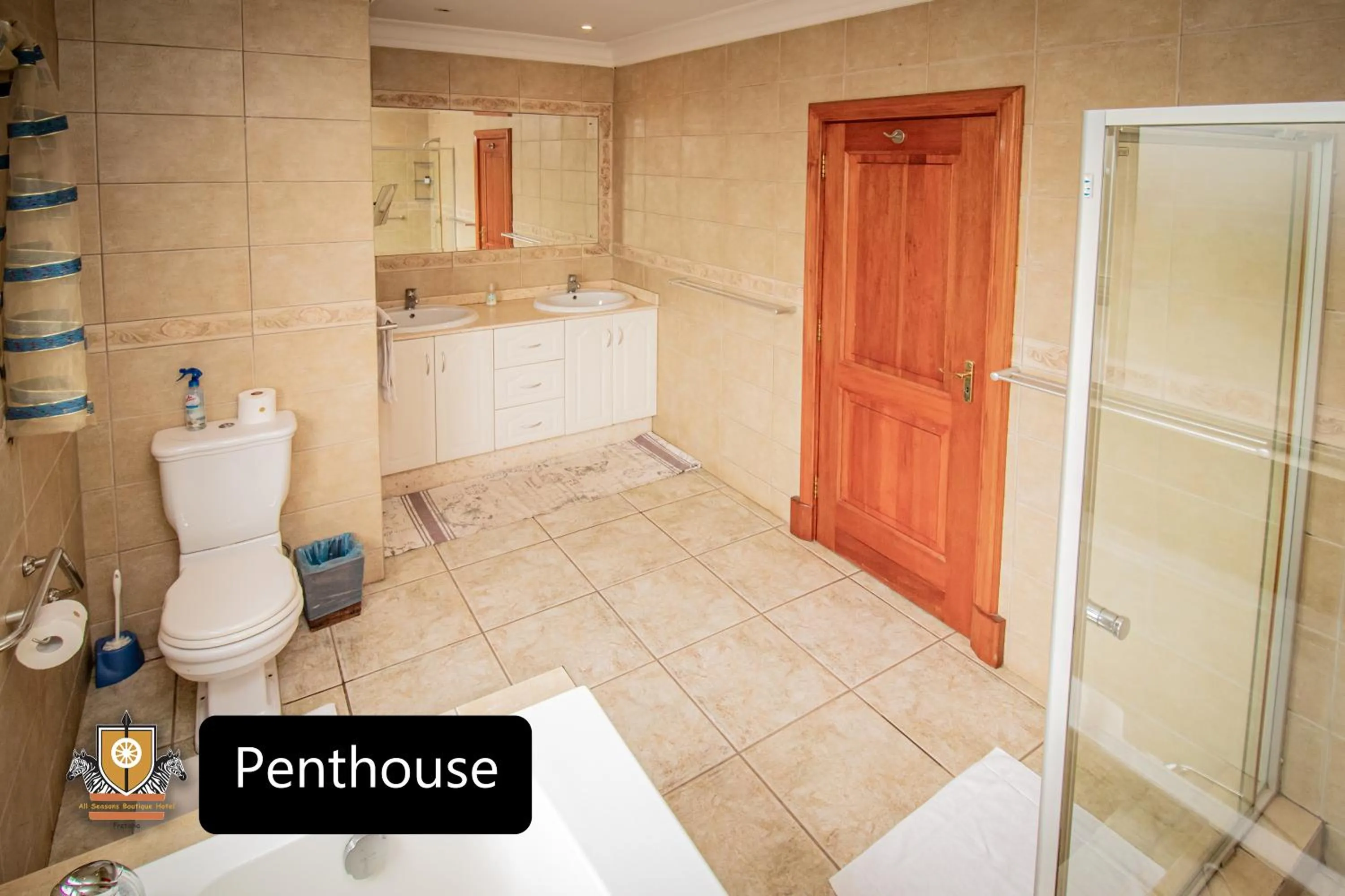 Bathroom in All Seasons Boutique Hotel - Sustainable Electricity and Water