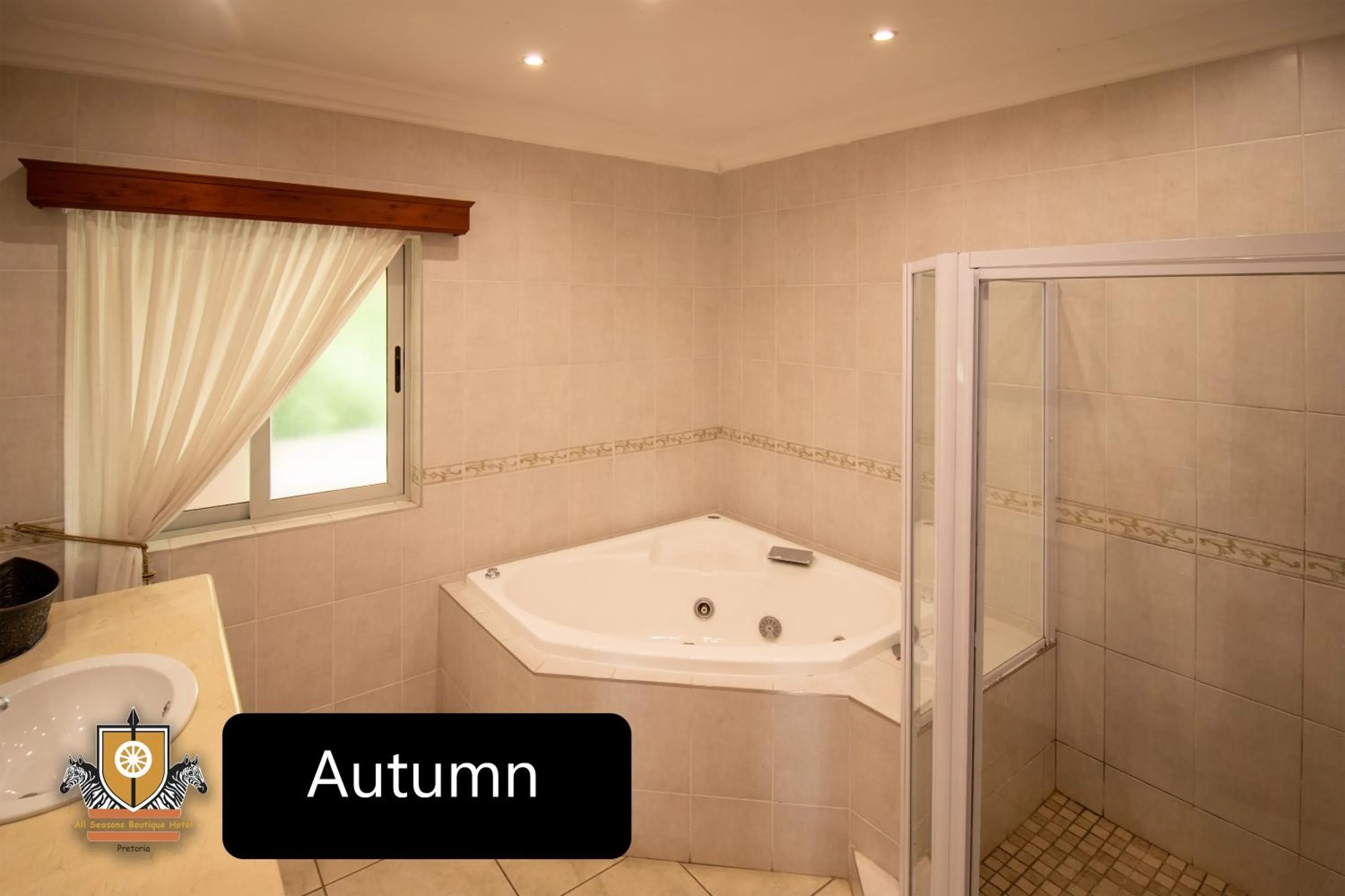 Bathroom in All Seasons Boutique Hotel - Sustainable Electricity and Water