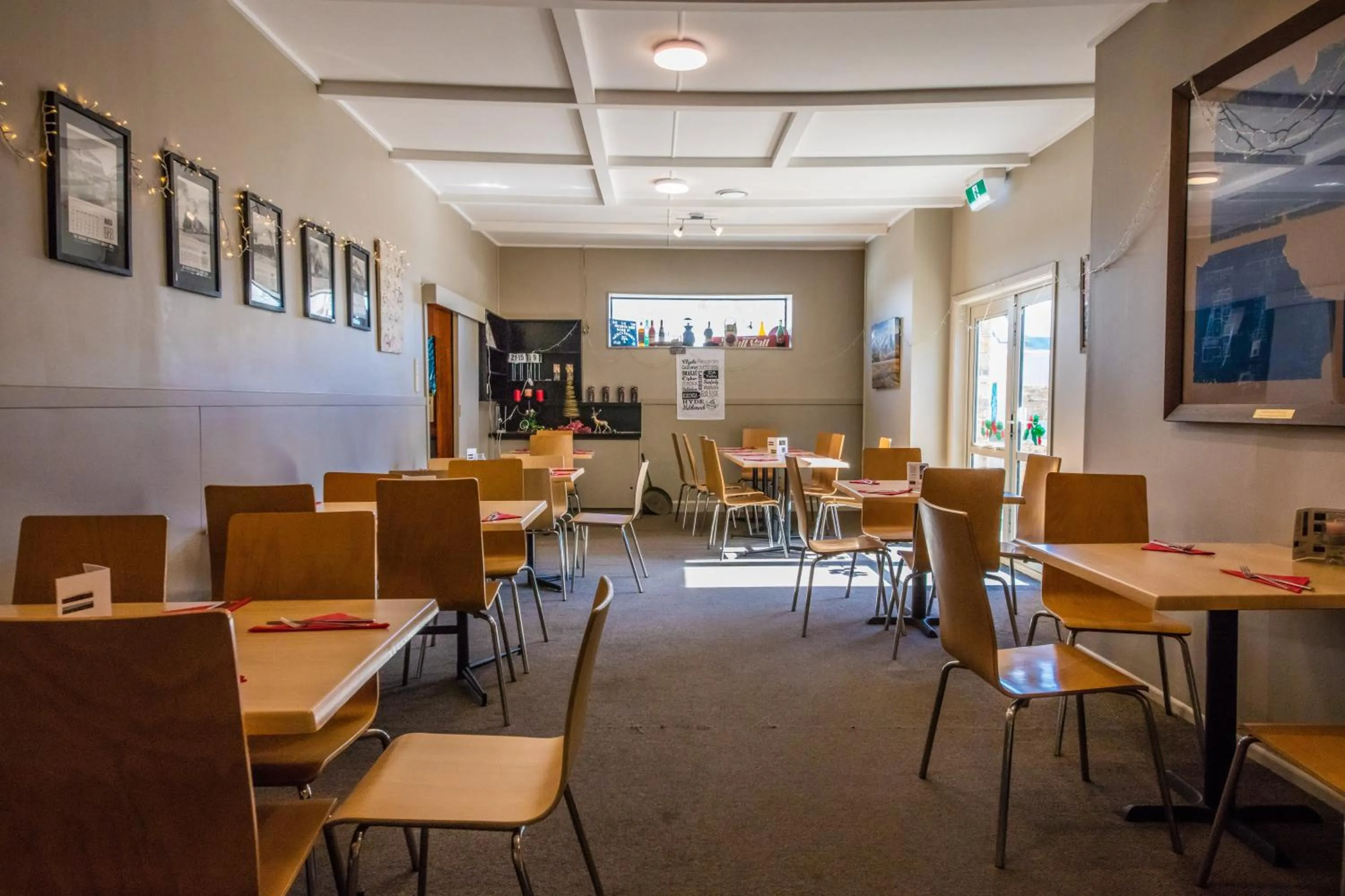 Dining area in Waipiata Country Hotel