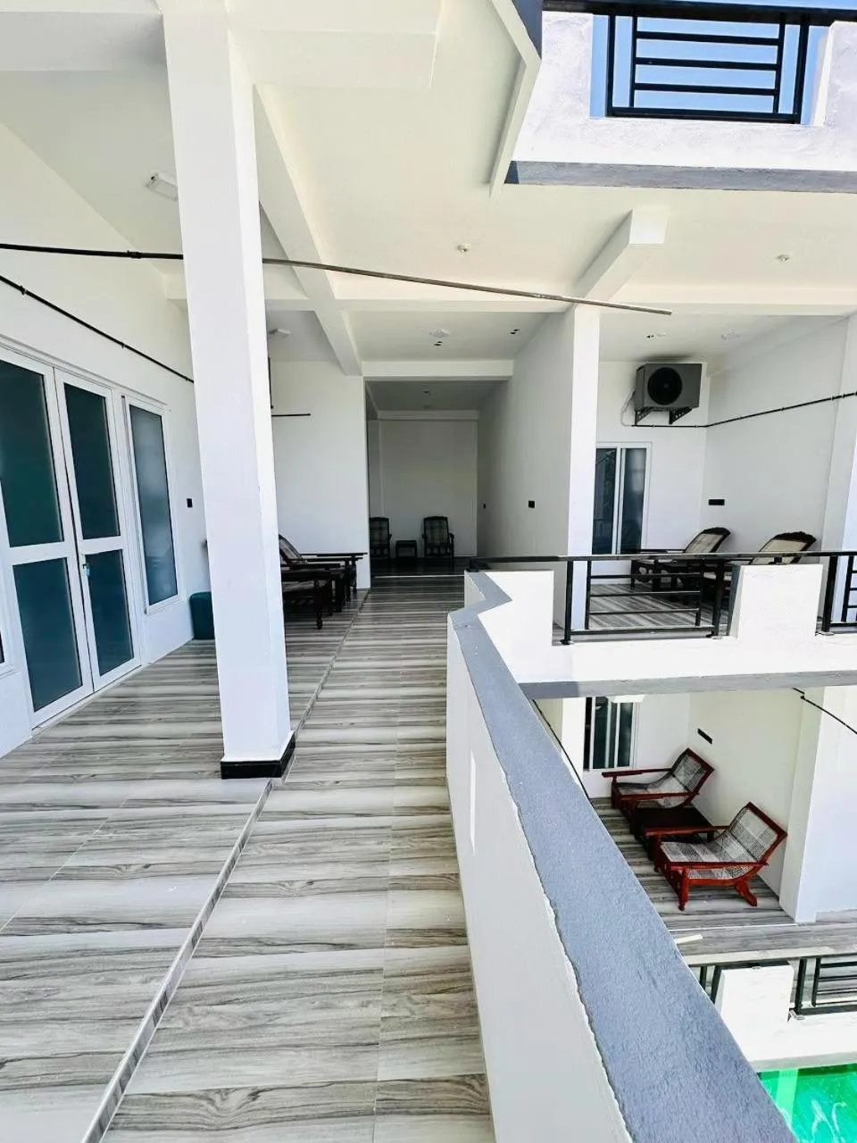 Seating area in Garden Beach Hotel