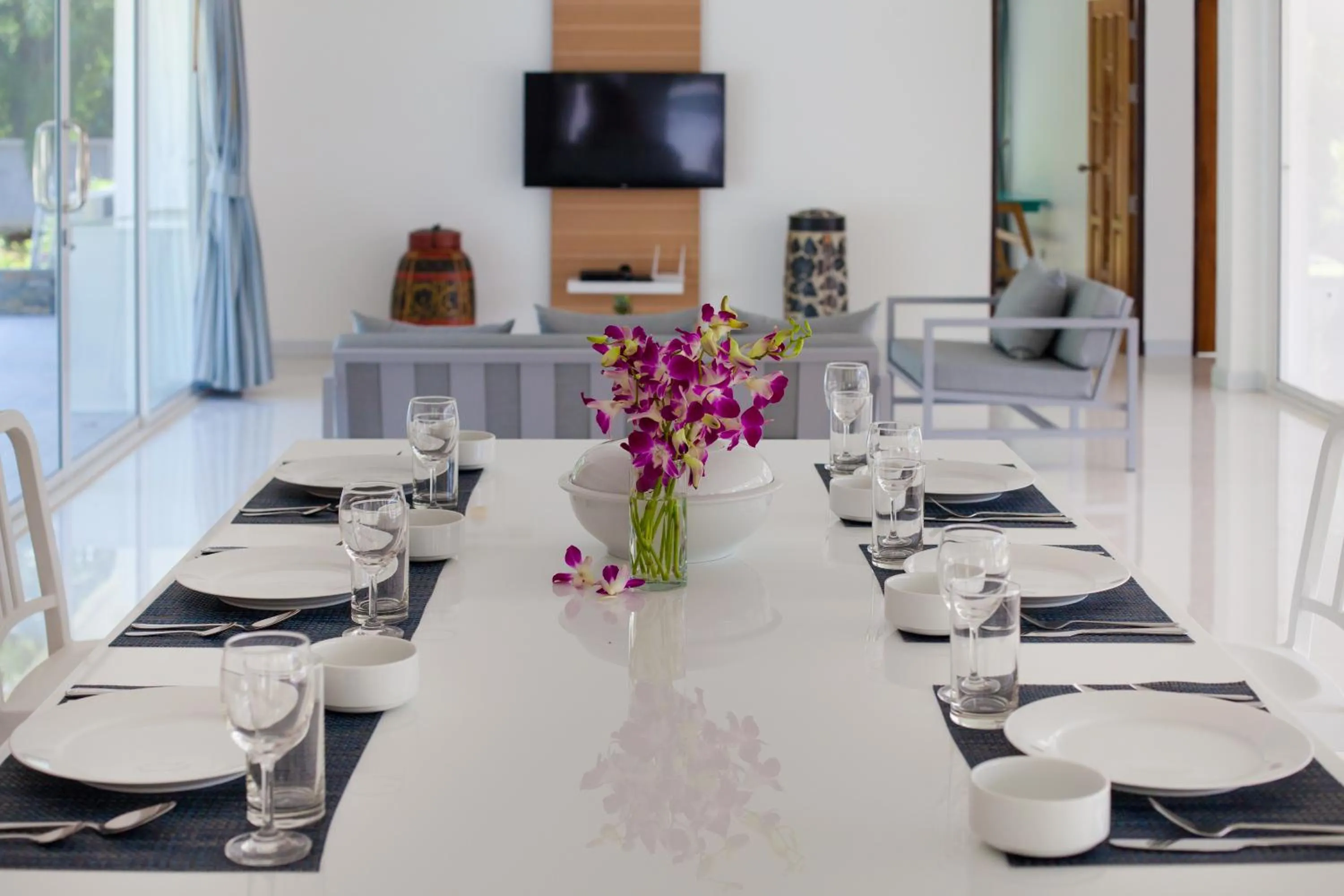 Dining area in Baan Lalle