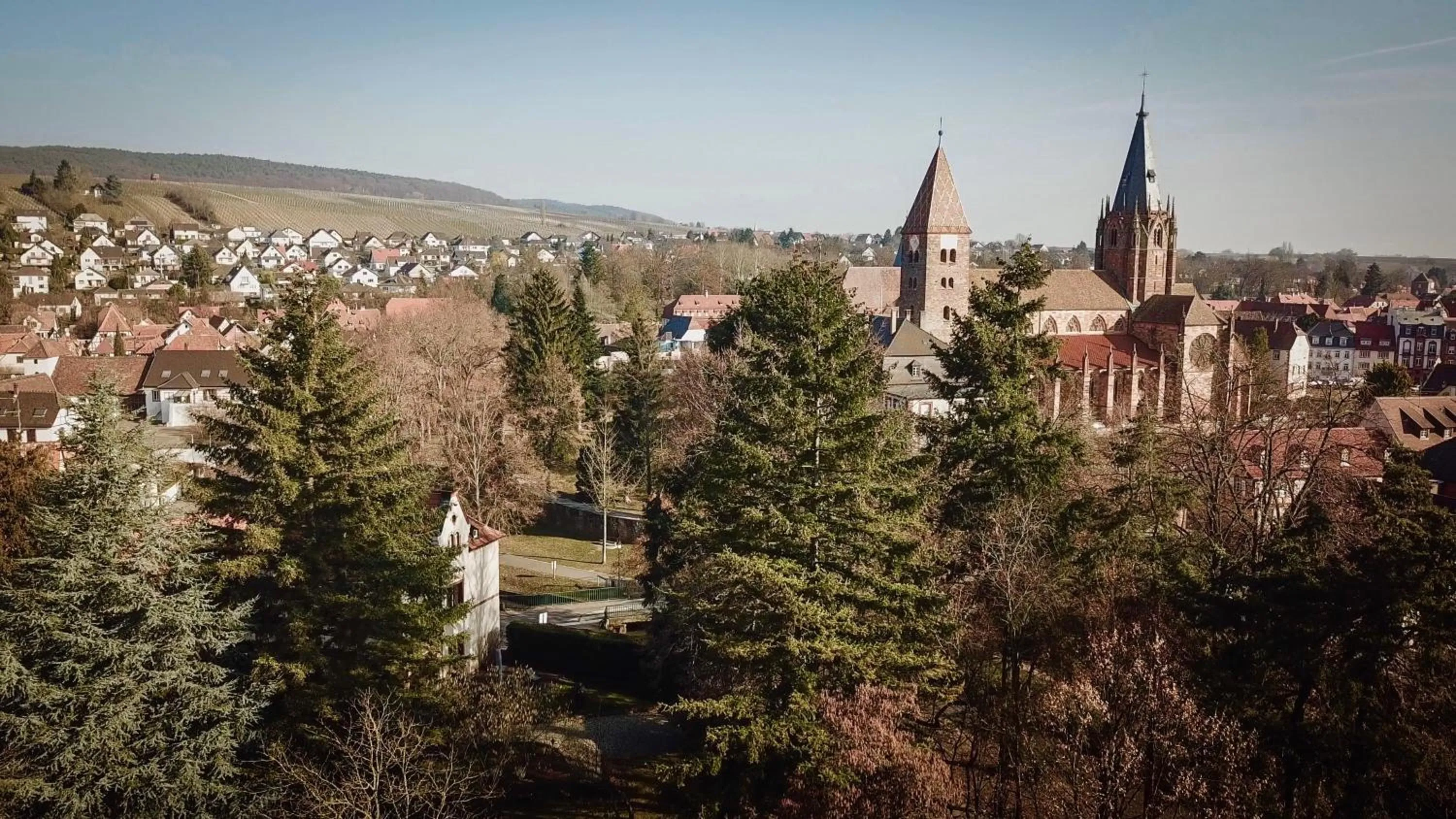 Bird's eye view in Chambre d'hôtes Du côté des remparts