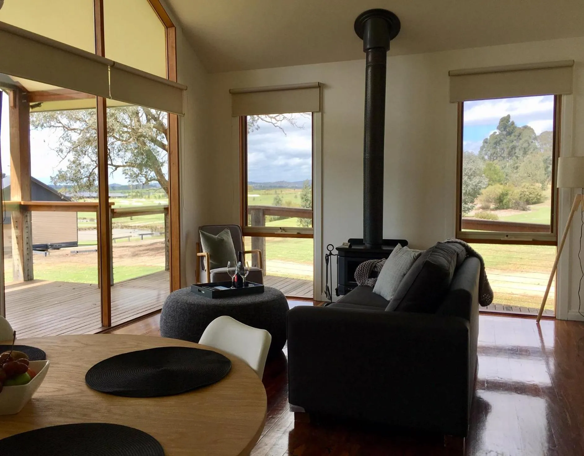 Patio in Yering Gorge Cottages