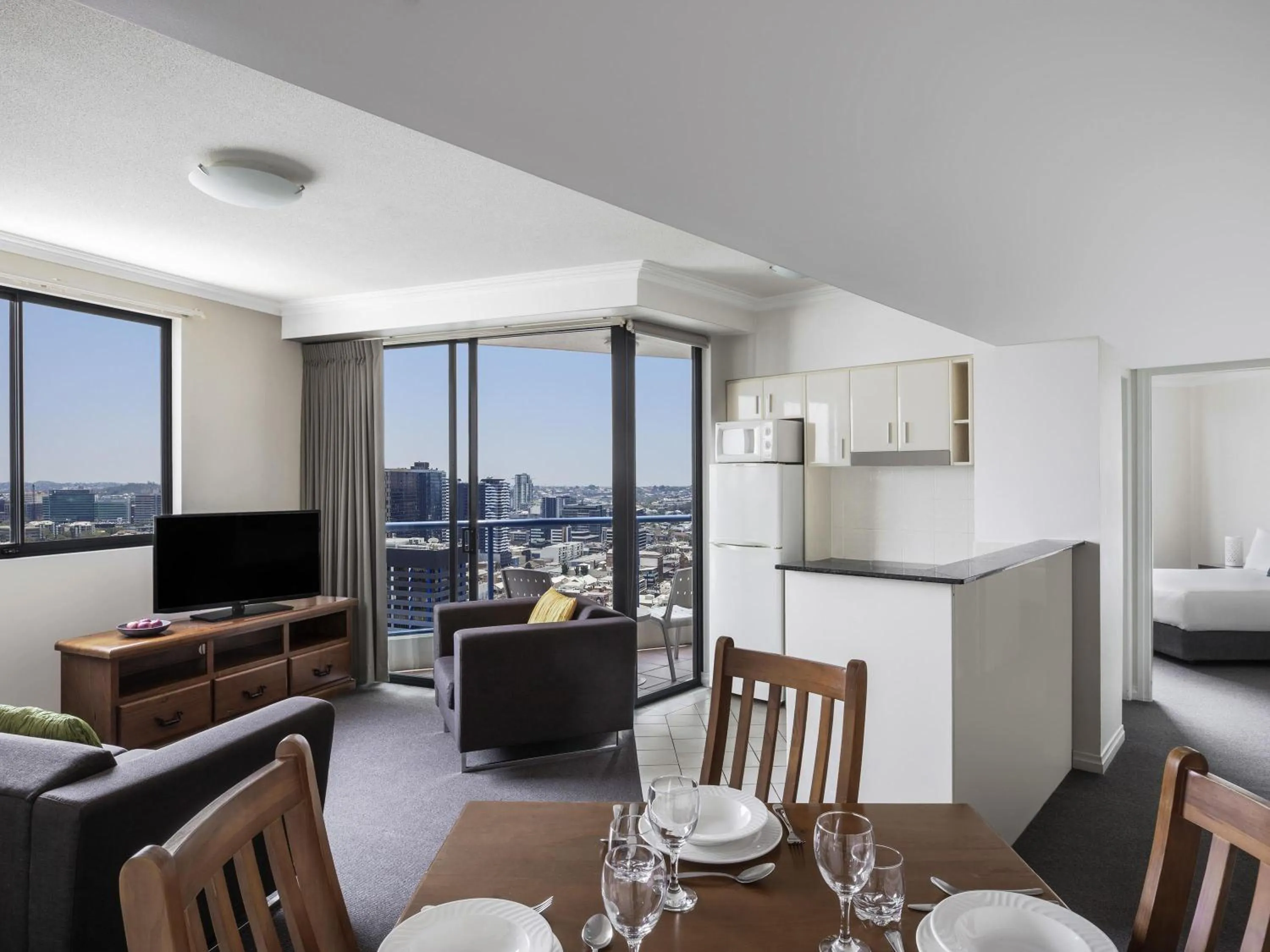 Bedroom in Mantra on Queen