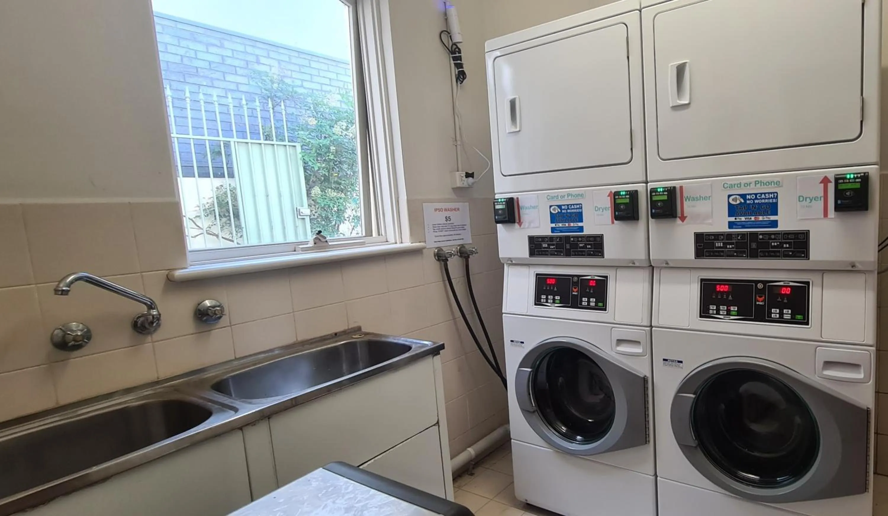 laundry in Brunswick Tower Hotel