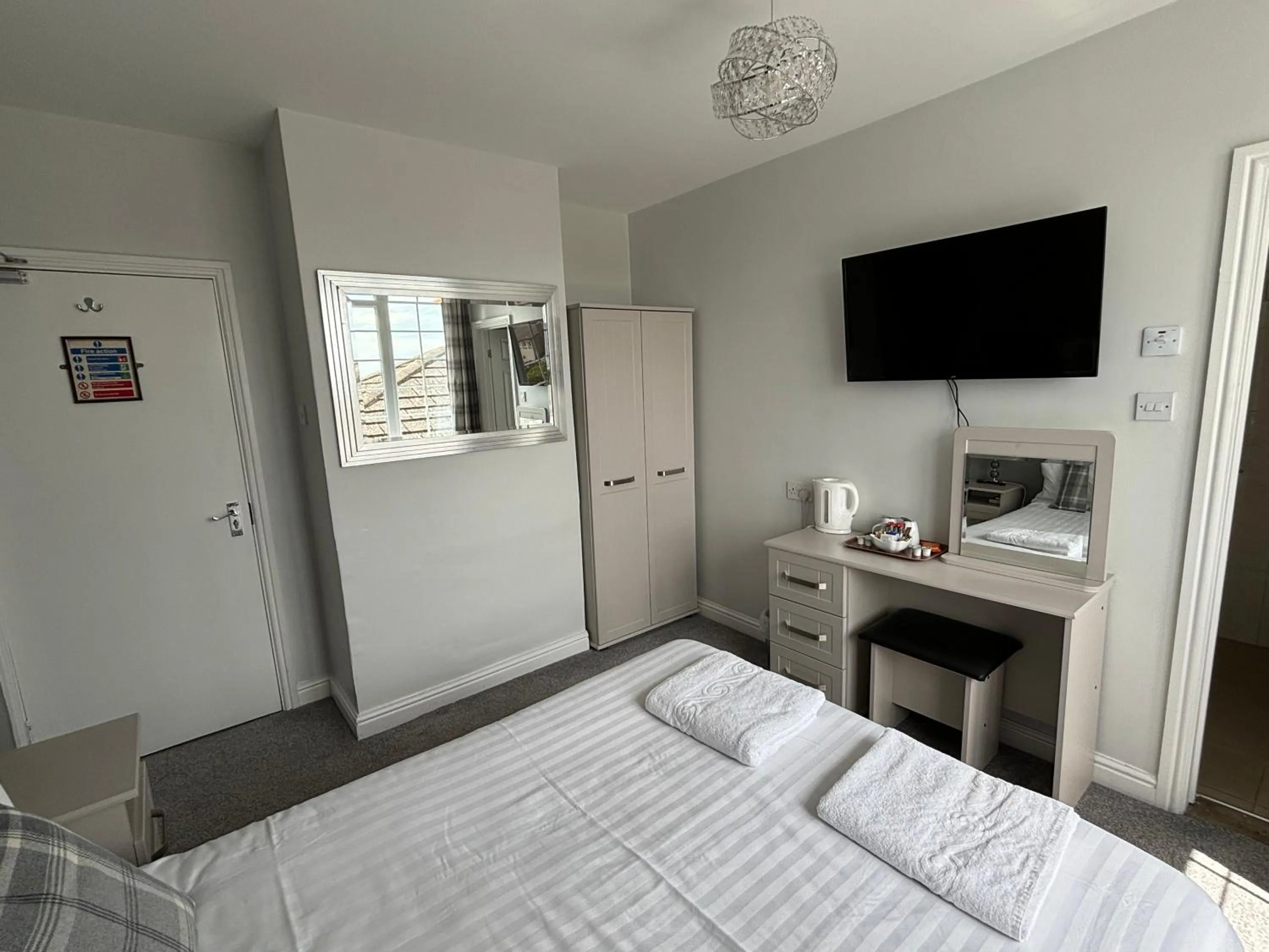 Bed in Solway Lodge Hotel