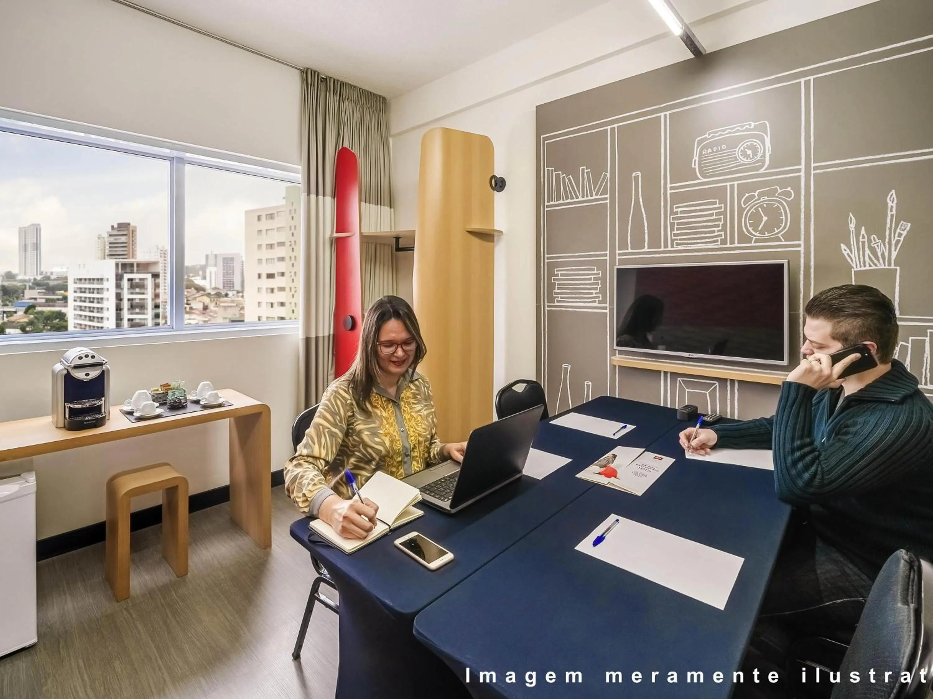 Bedroom in ibis Taubate