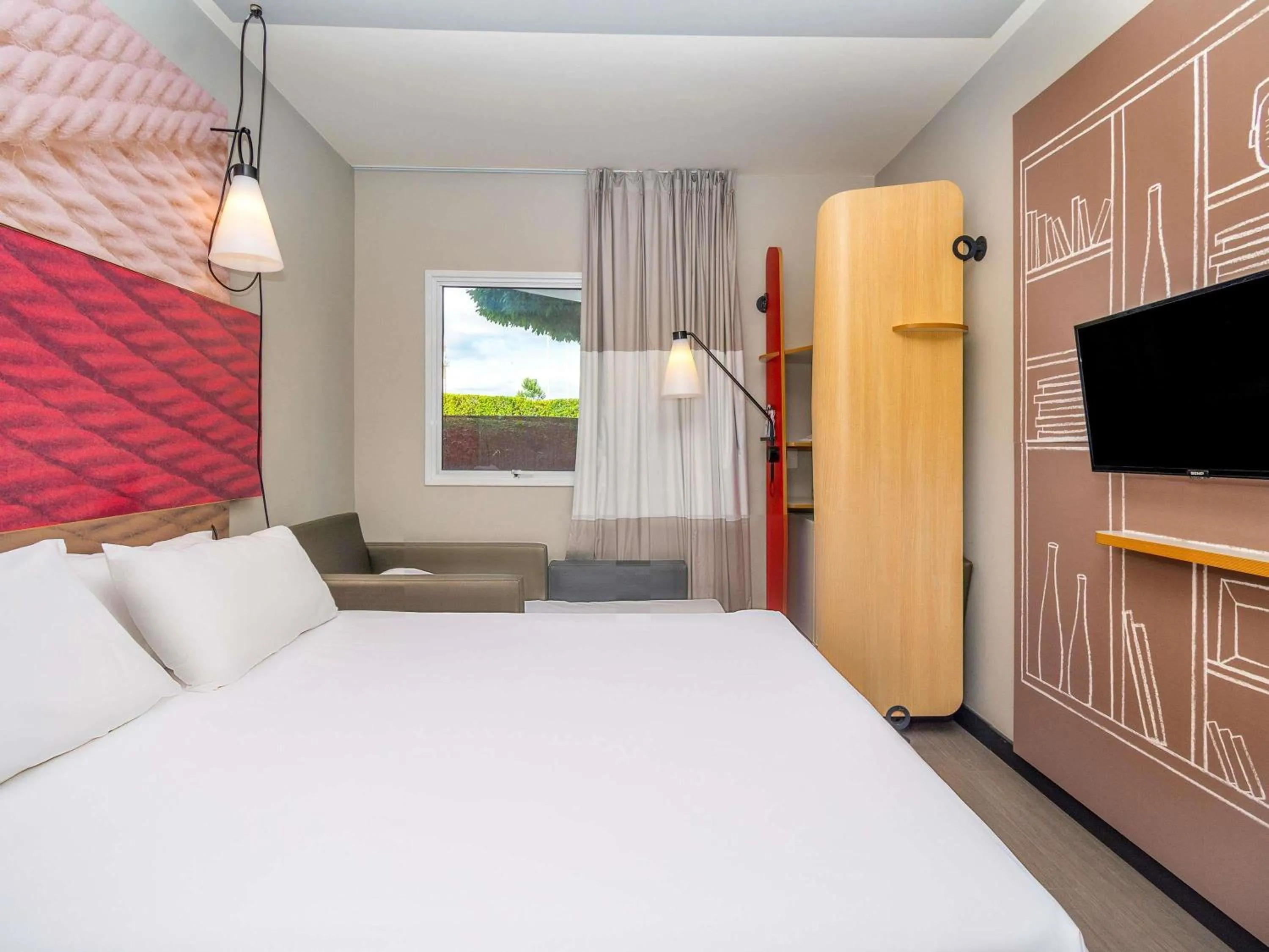 Bedroom, Bed in ibis Campo Grande