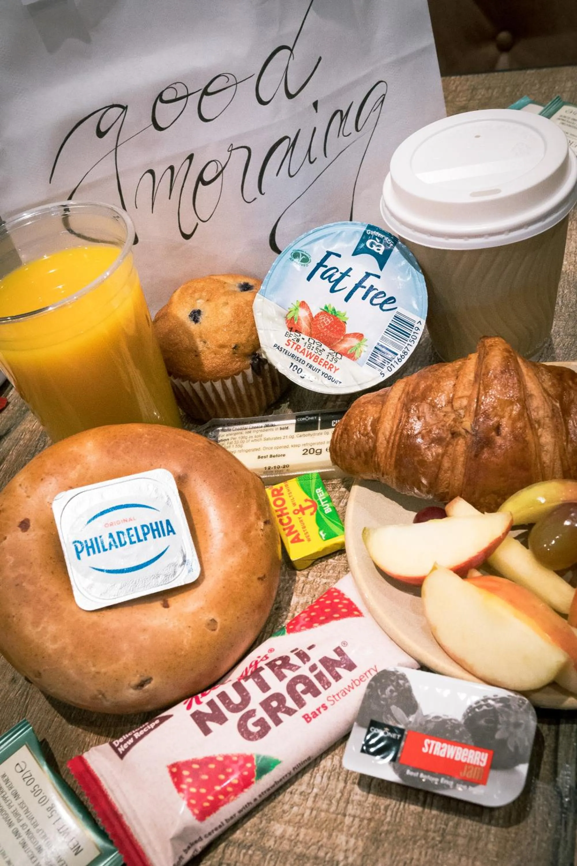 Continental breakfast in Ibis Styles Birmingham Hagley Road
