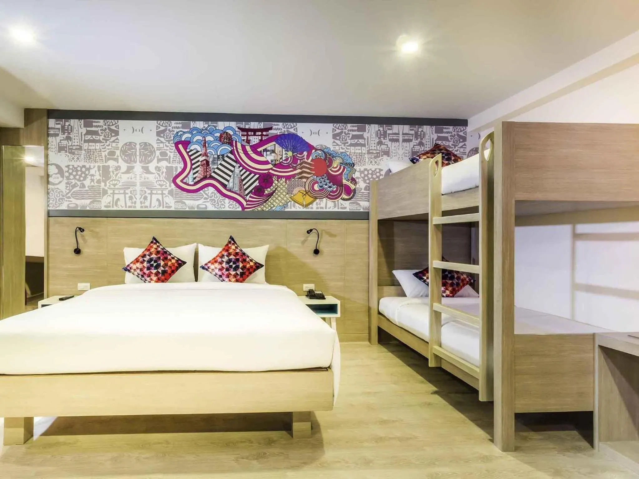 Bedroom, Bed in Ibis Styles Bangkok Sukhumvit 50