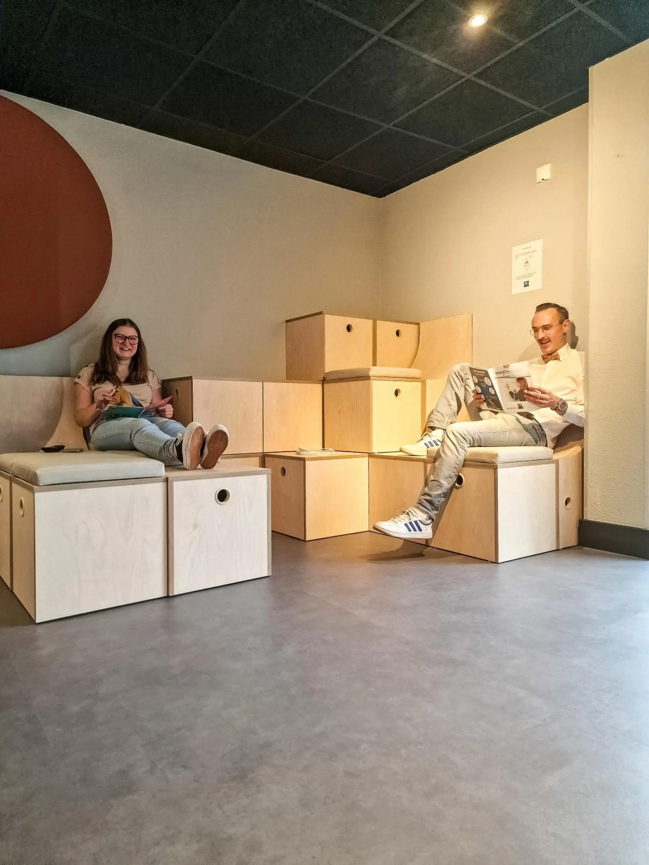 Living room in ibis Budget Lille Marcq En Baroeul