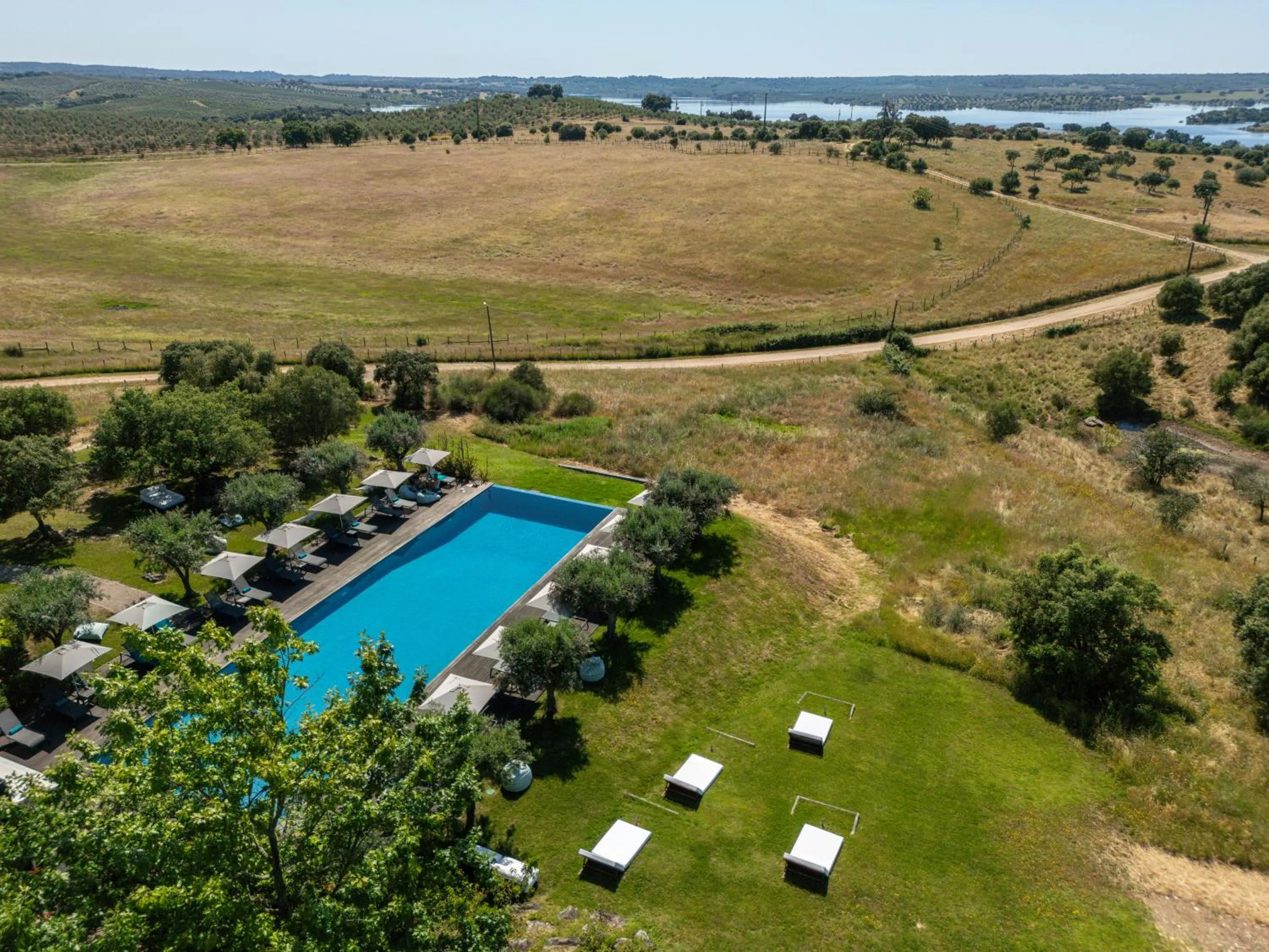Swimming pool in Herdade da Cortesia Hotel