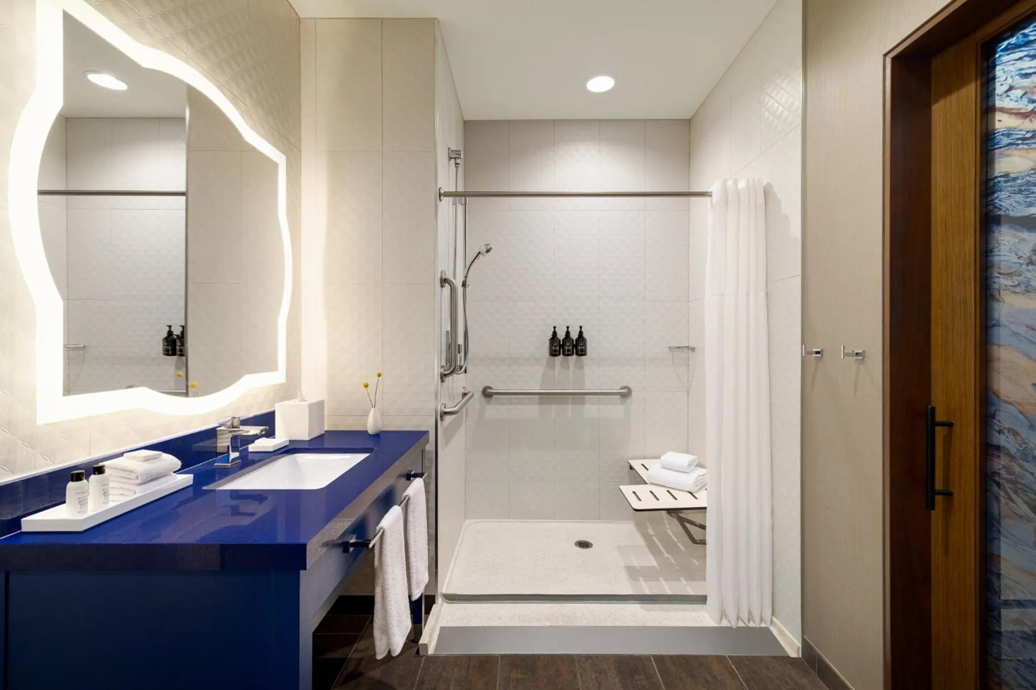 Bathroom in Hotel Indigo Naperville Riverwalk by IHG