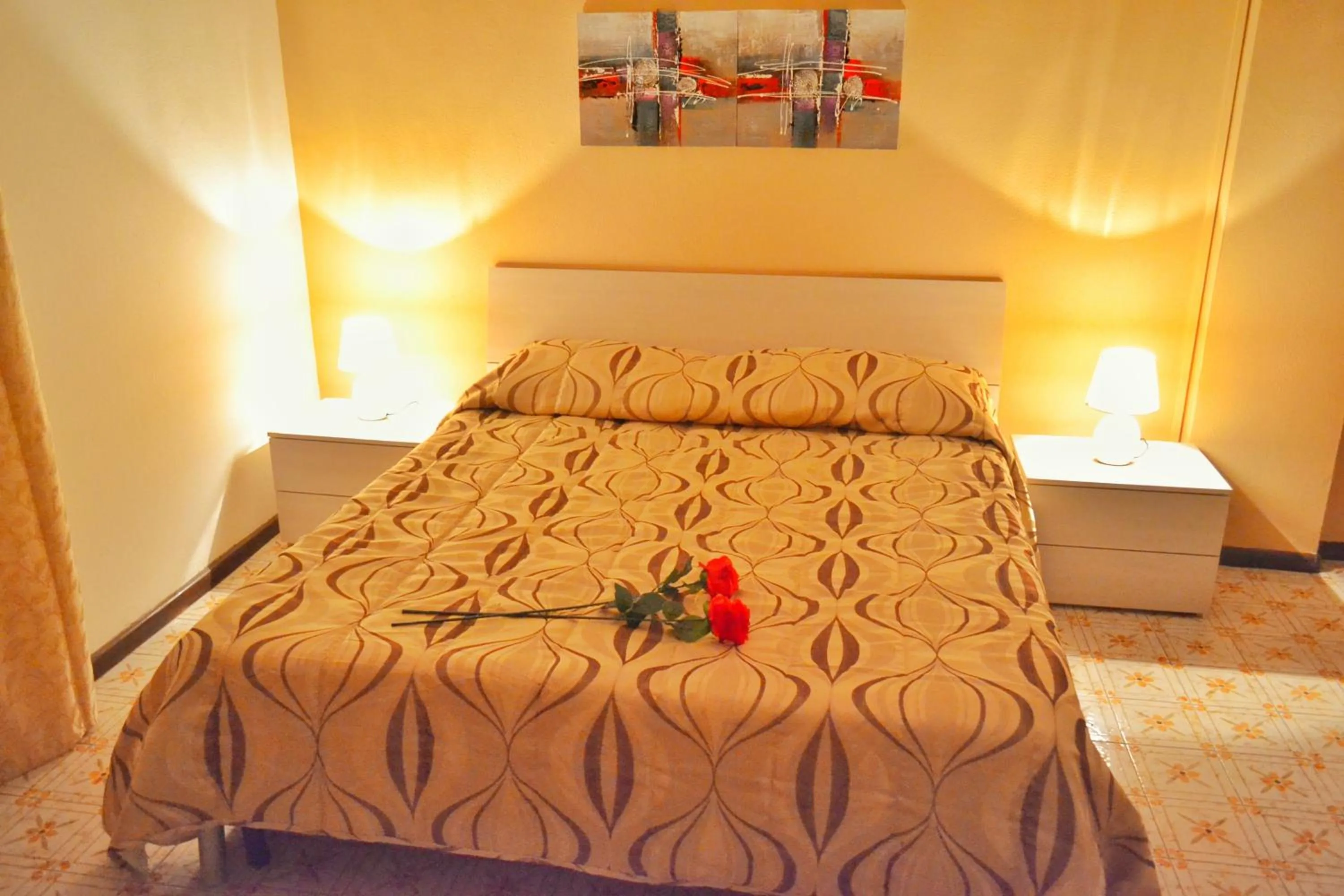 Decorative detail, Bed in B&B Lungomare