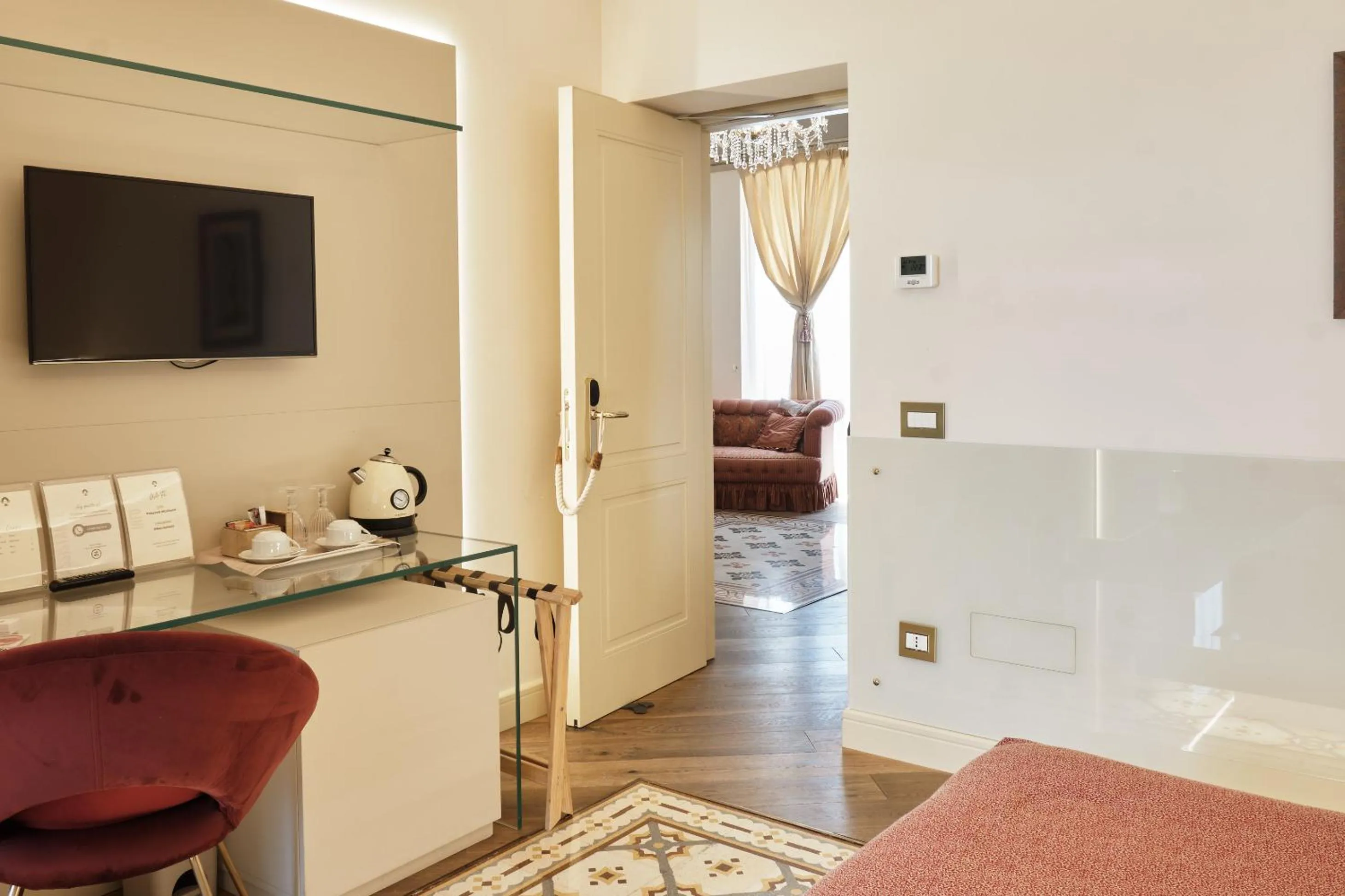 Bedroom, Bed in Palazzo Scotto