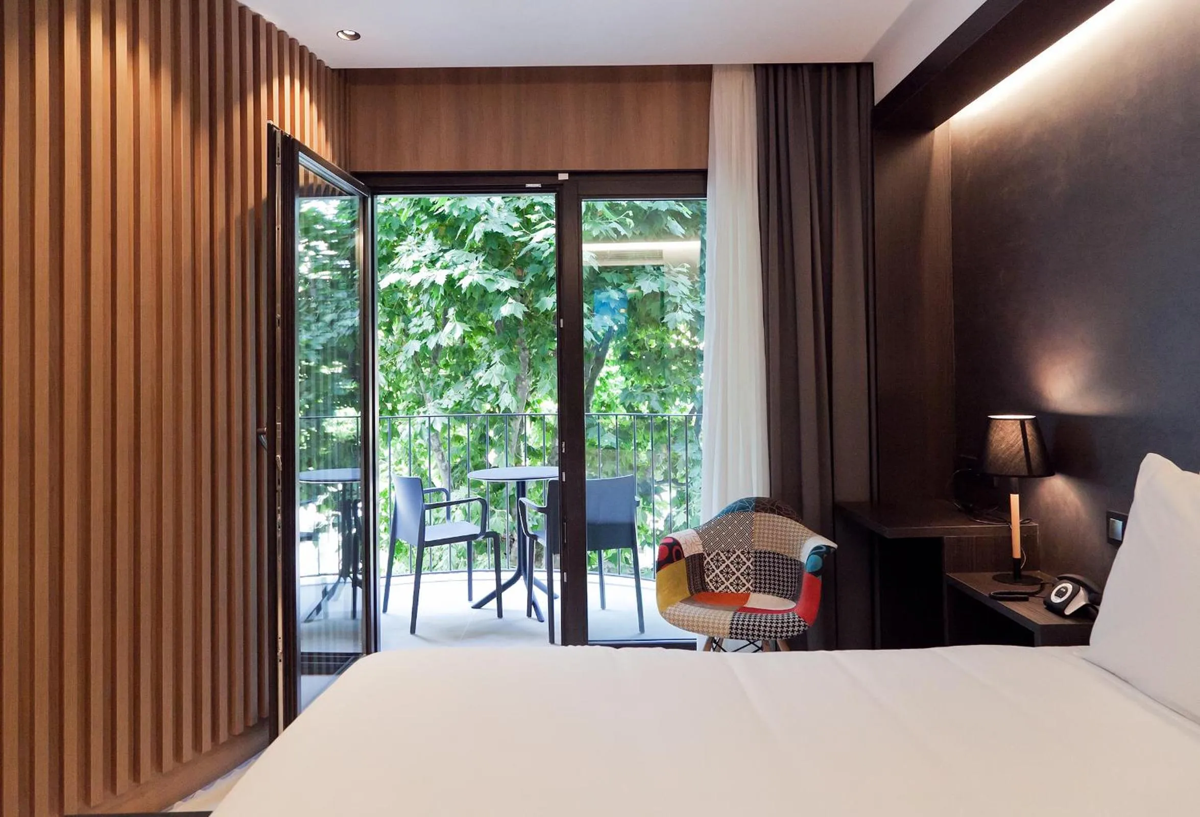 View (from property/room), Bed in Vila Arenys Hotel