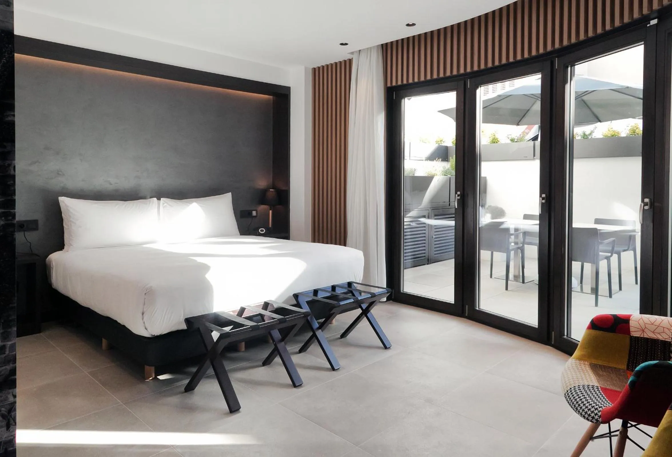 View (from property/room), Bed in Vila Arenys Hotel