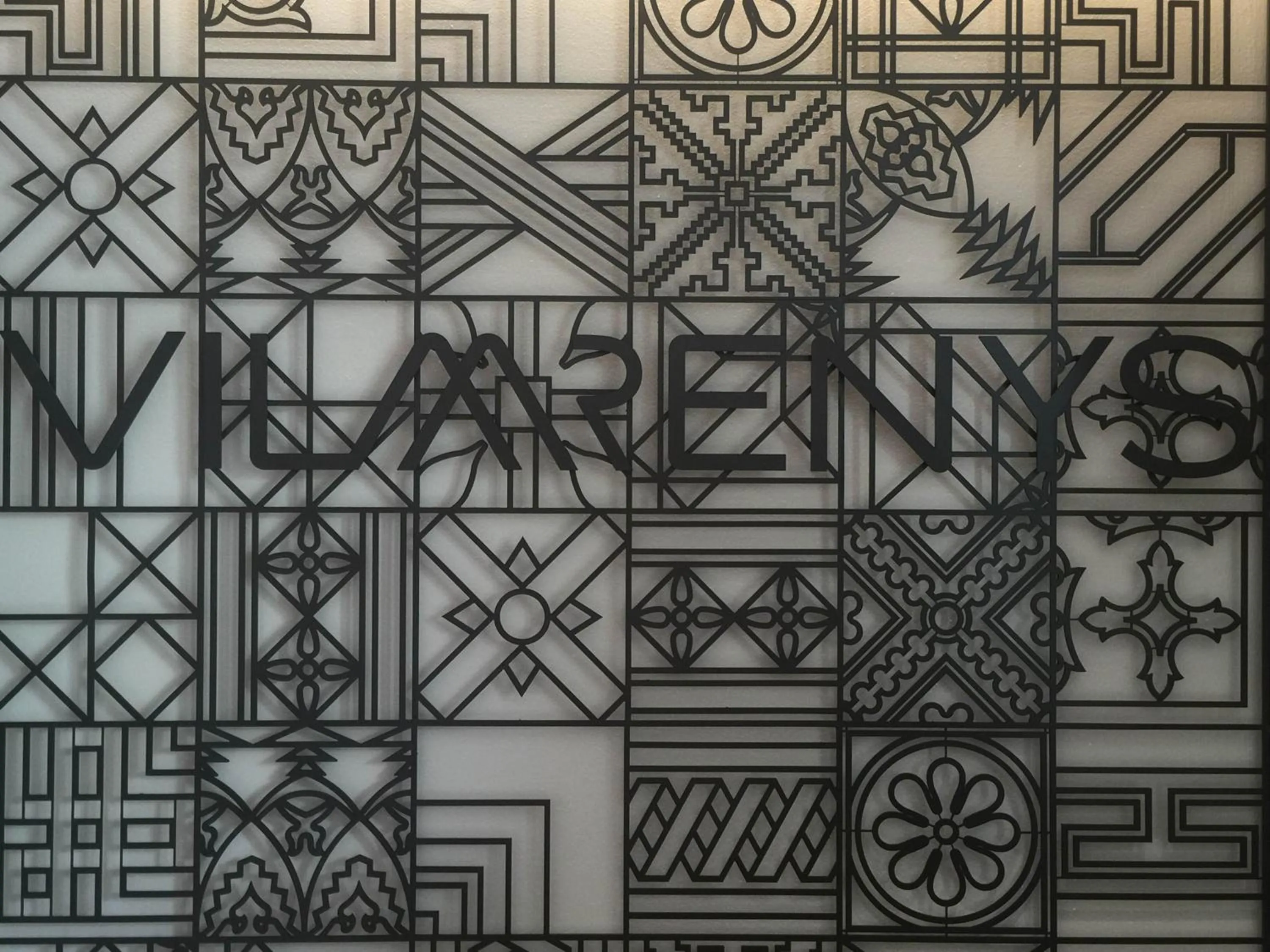 Decorative detail in Vila Arenys Hotel