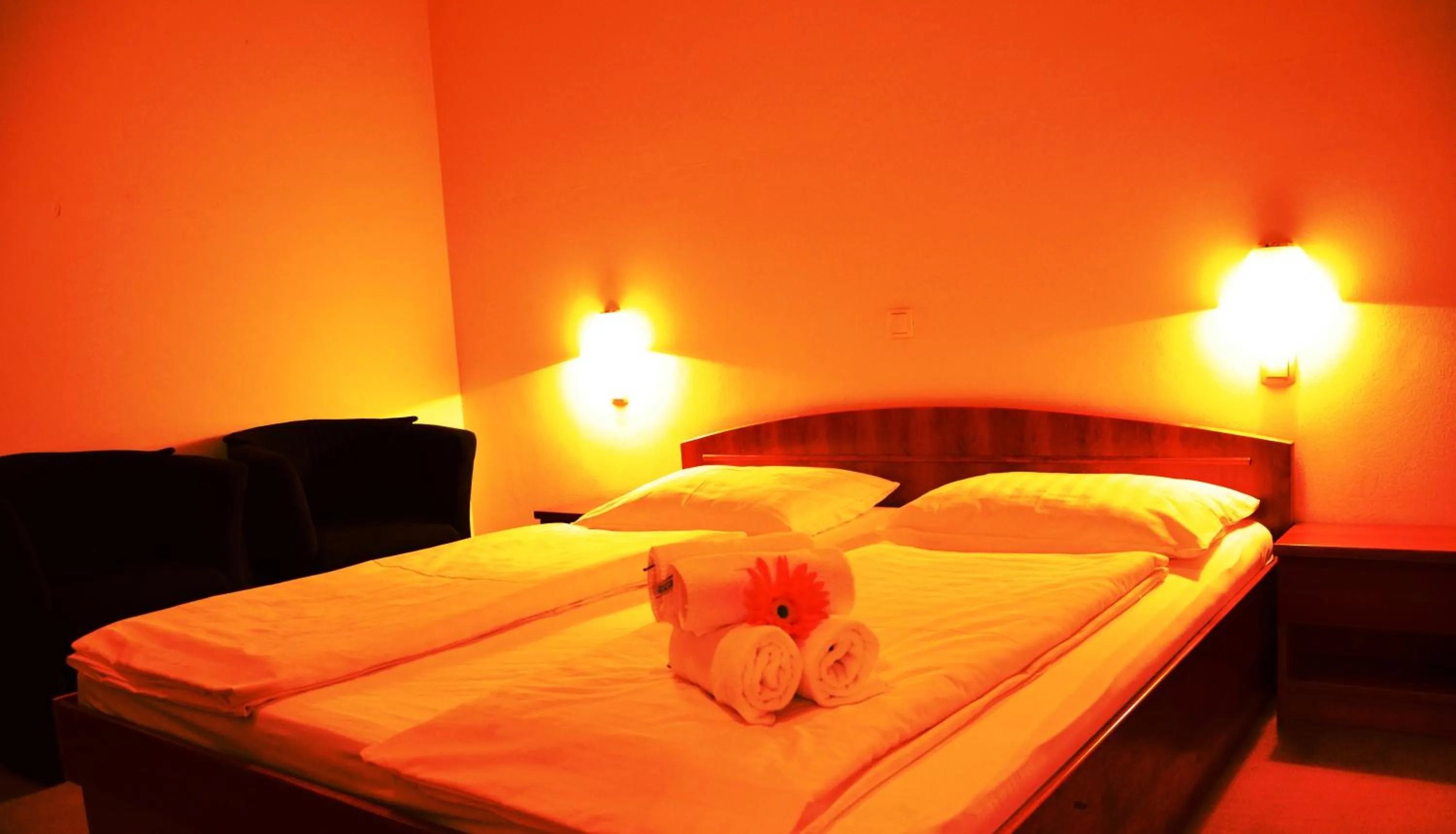 Bedroom, Bed in Hotel Bajt Maribor