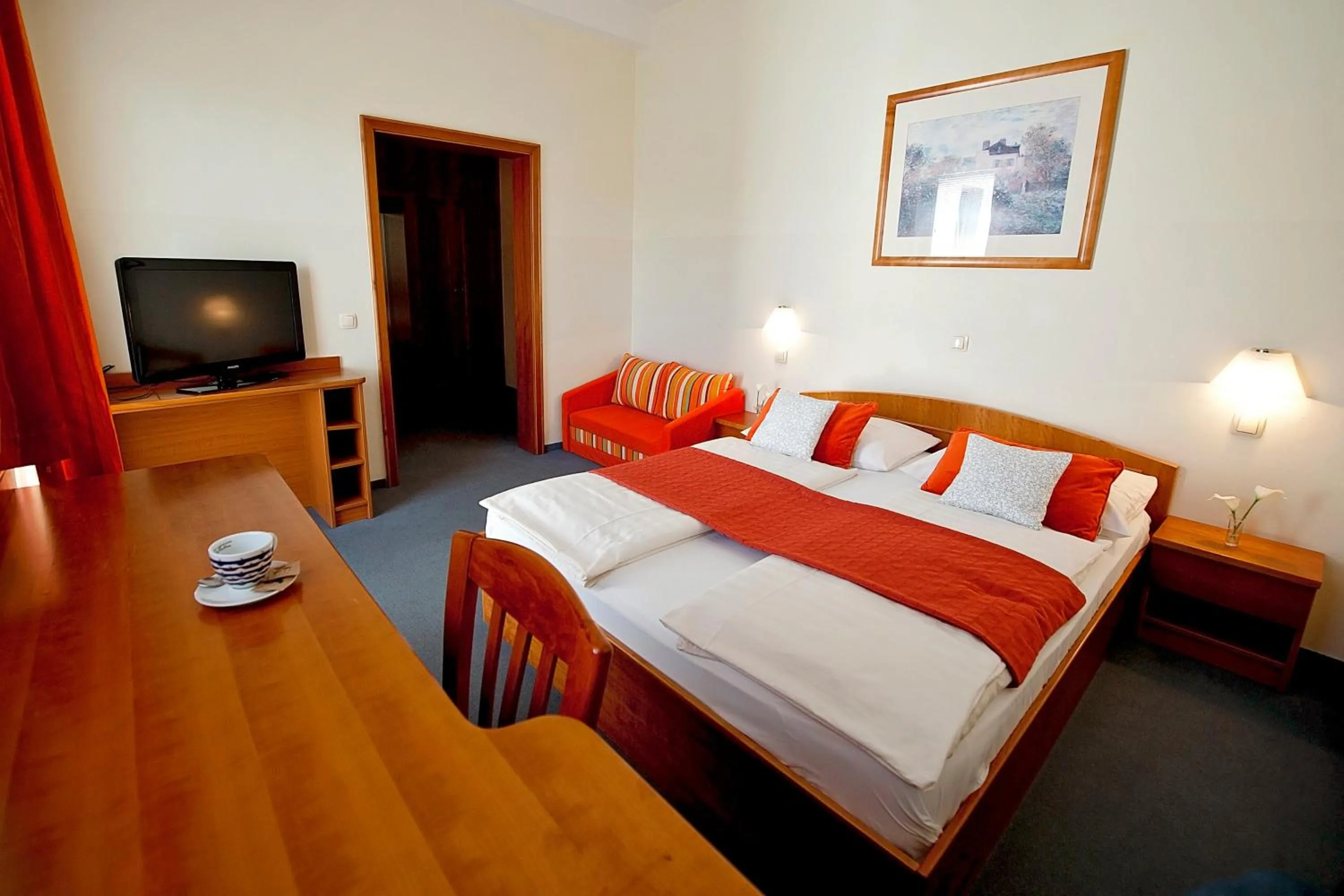 Bedroom, Bed in Hotel Bajt Maribor