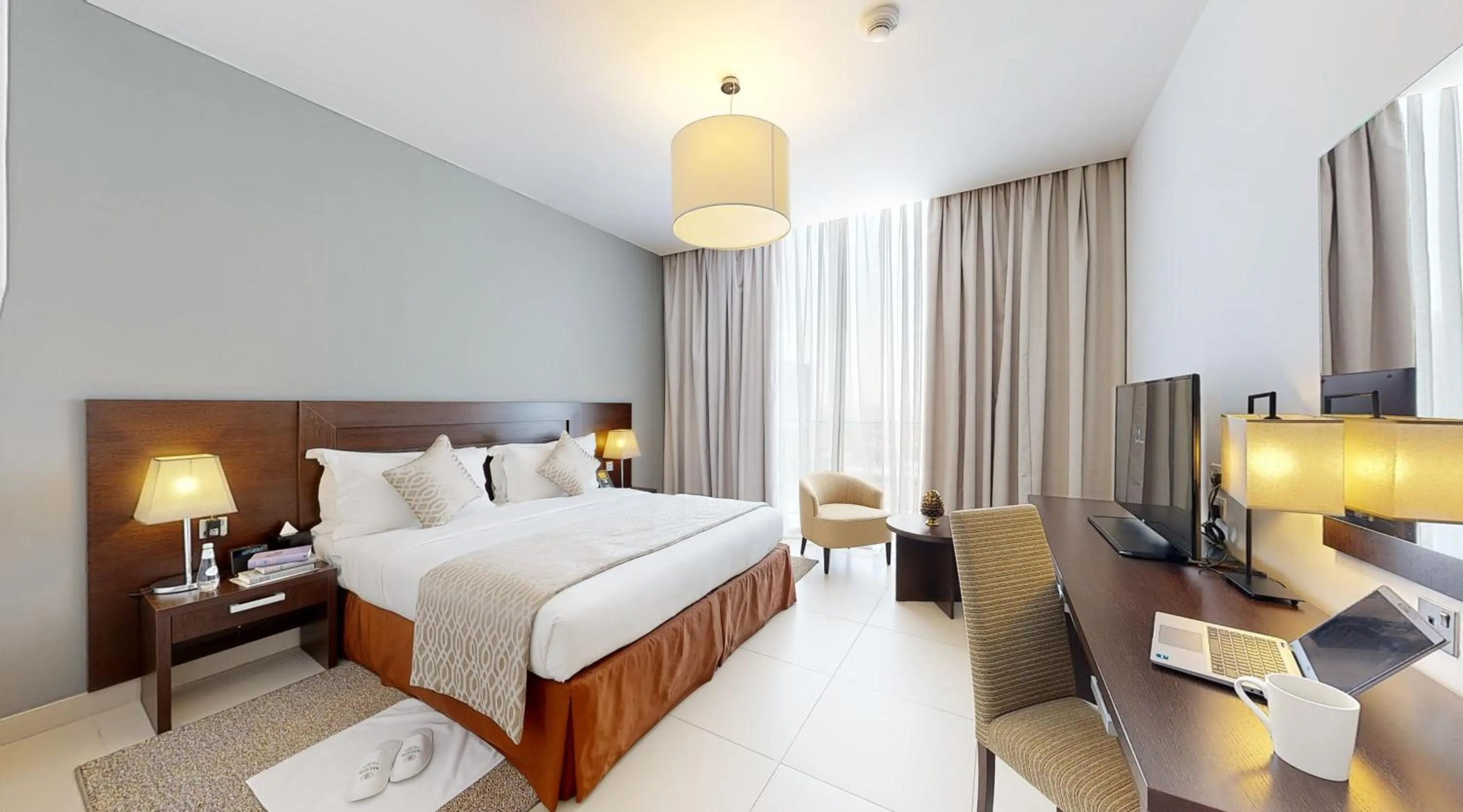 Bedroom, Bed in Ascott Rafal Olaya Riyadh