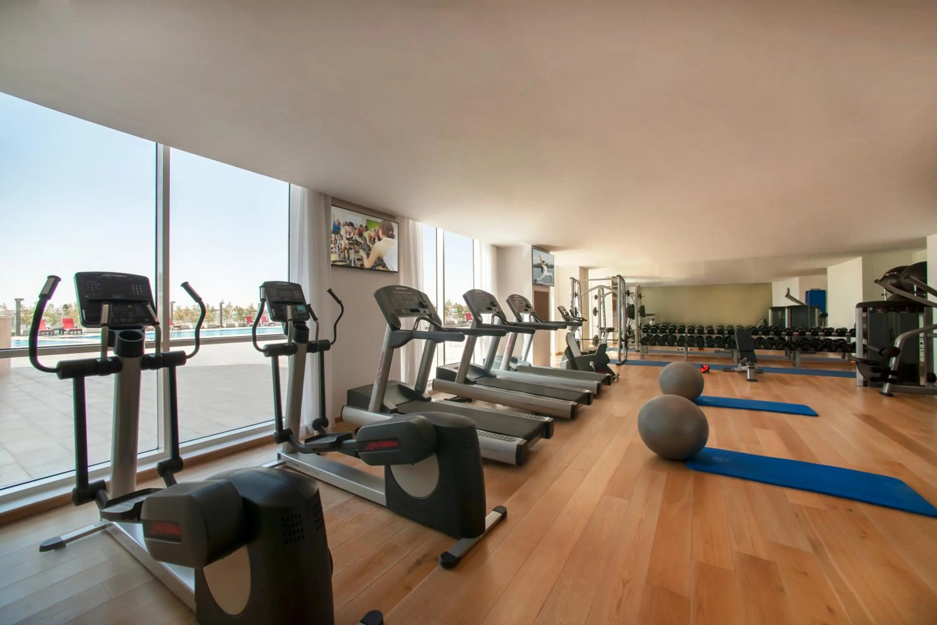 Fitness centre/facilities in Ascott Rafal Olaya Riyadh