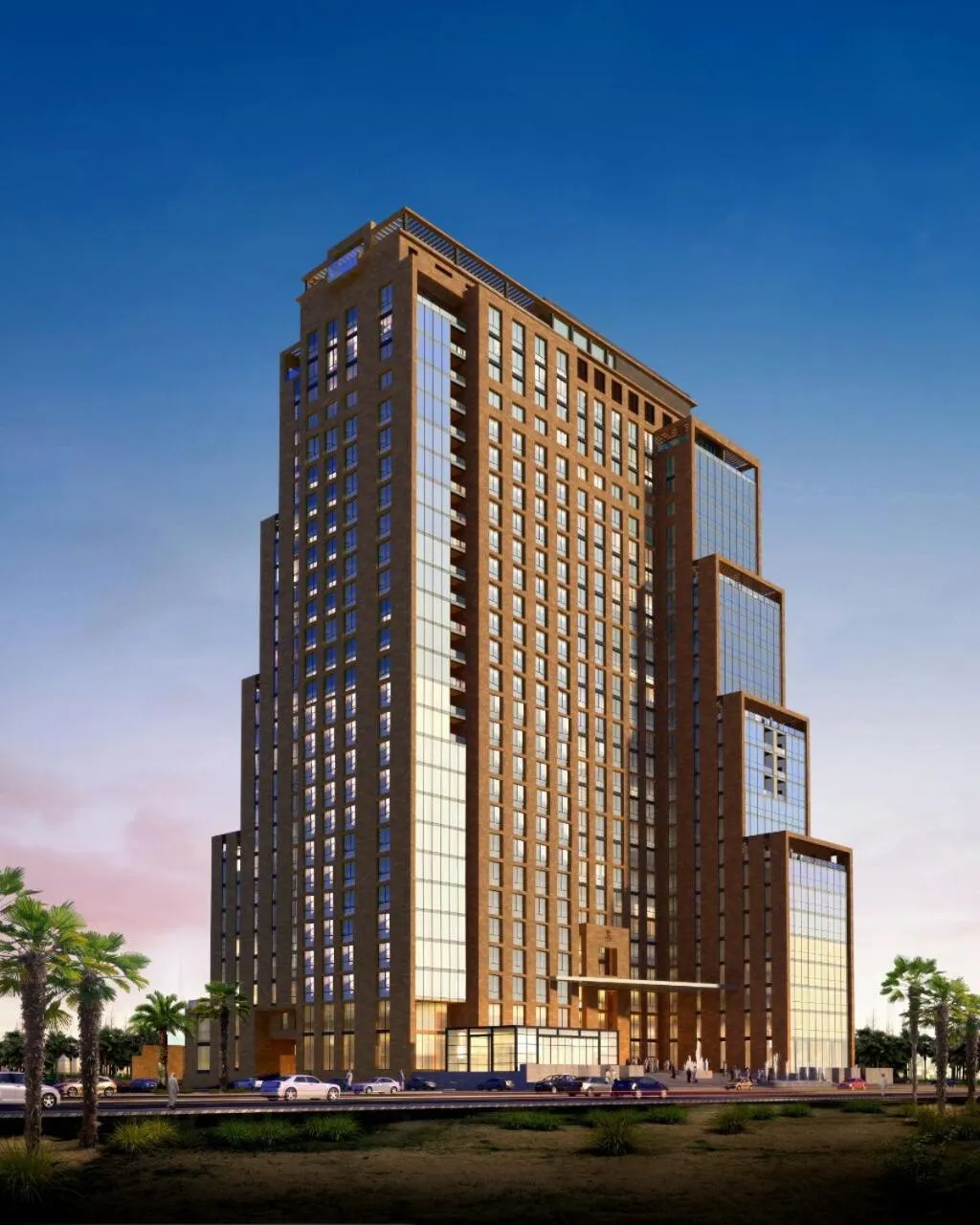 Property building in Ascott Rafal Olaya Riyadh