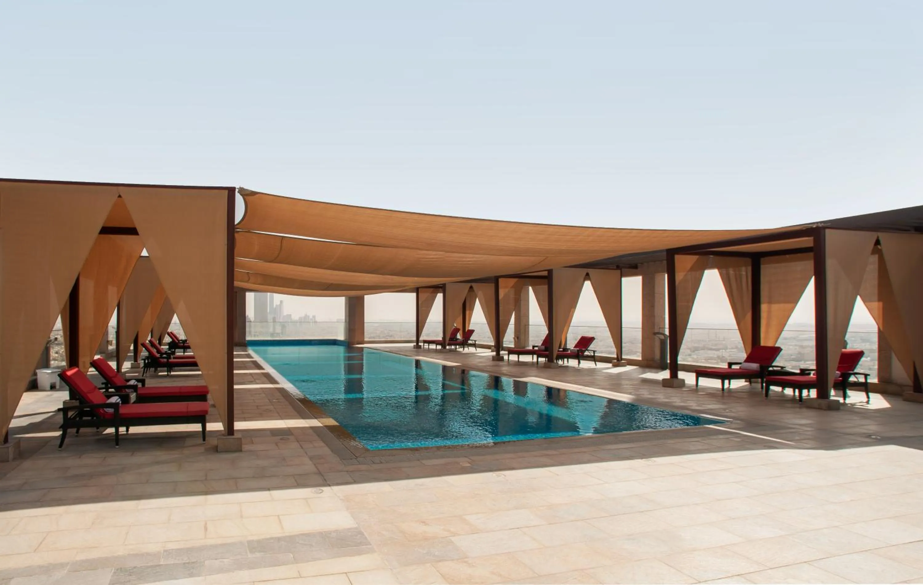 Swimming pool in Ascott Rafal Olaya Riyadh