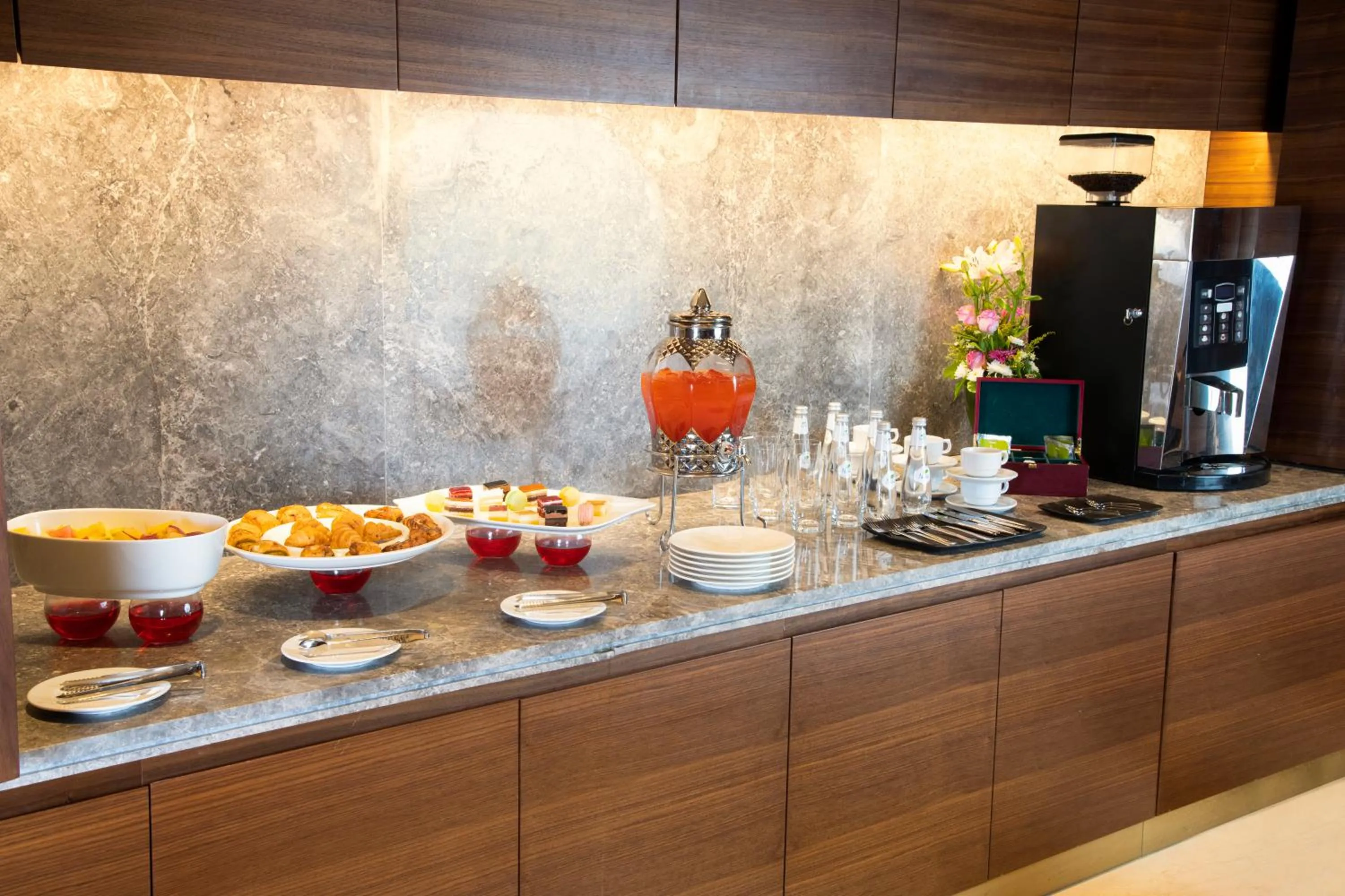 Buffet breakfast in Ascott Rafal Olaya Riyadh
