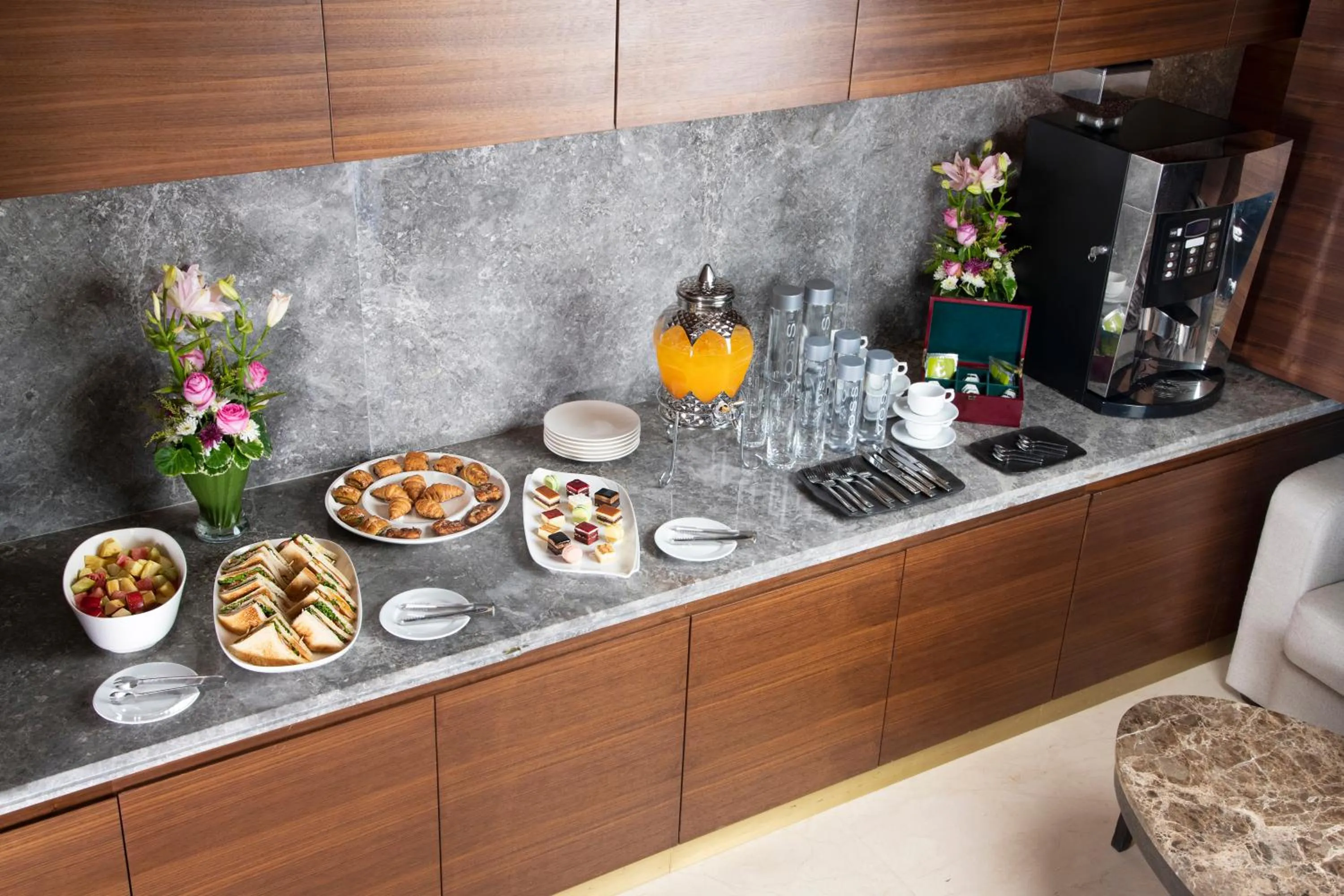 Buffet breakfast in Ascott Rafal Olaya Riyadh