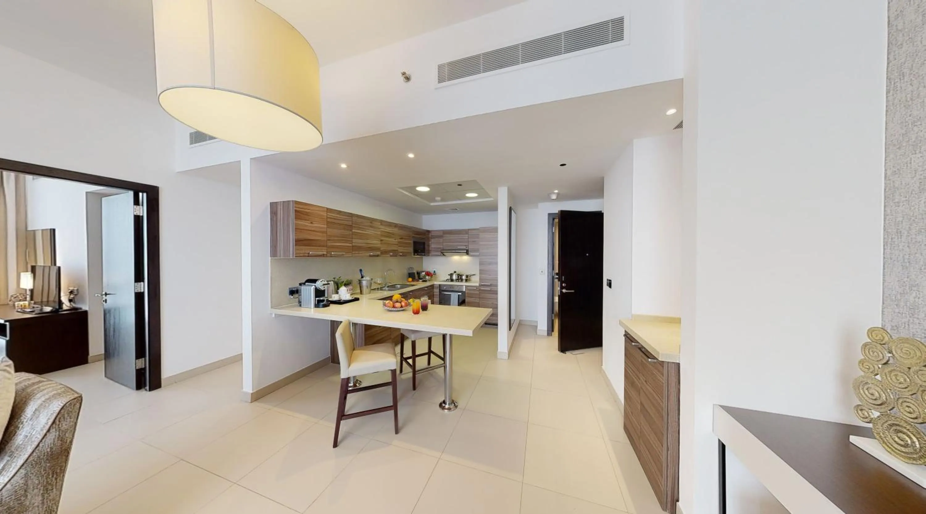 Dining area in Ascott Rafal Olaya Riyadh