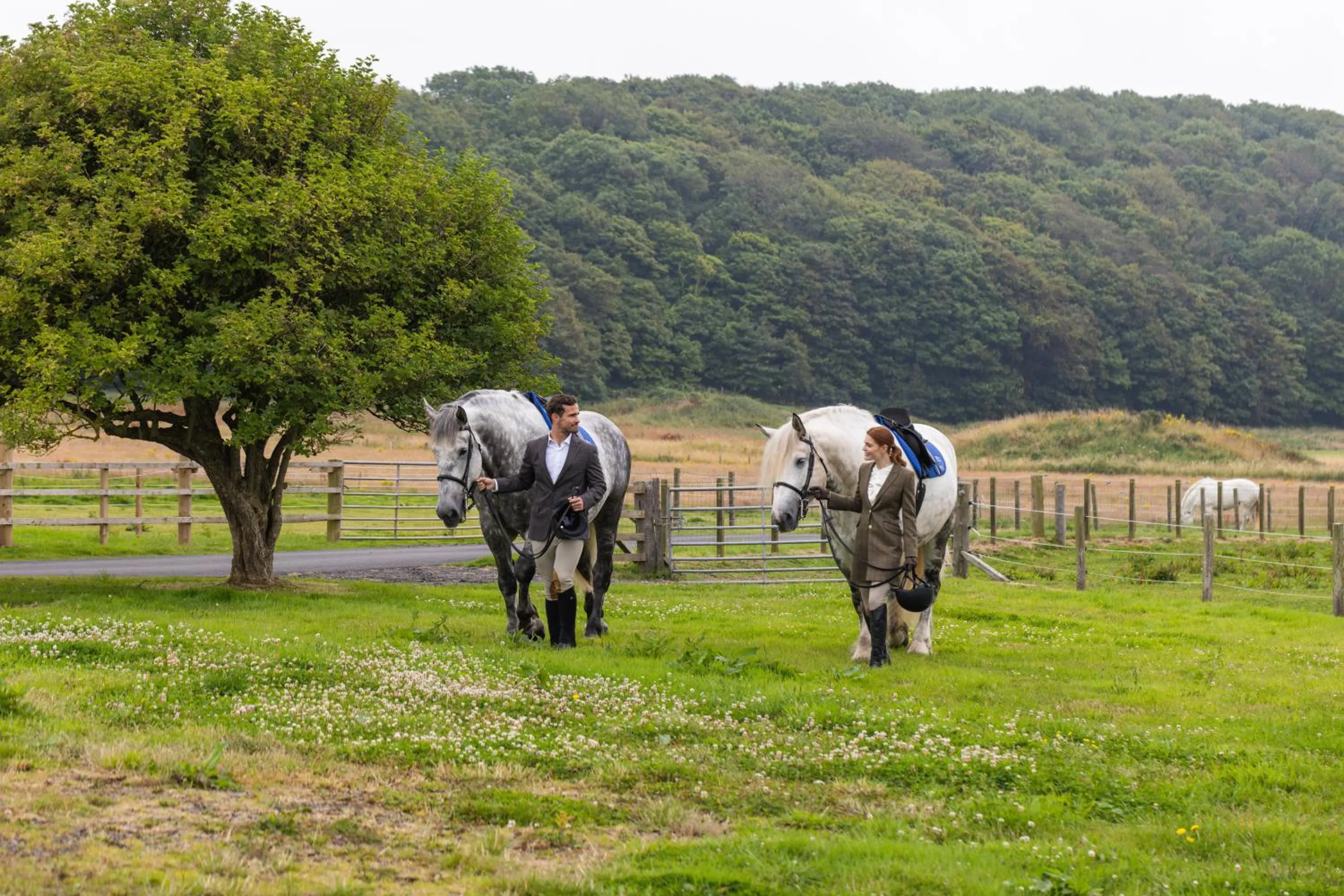 Horse-riding in Trump Turnberry