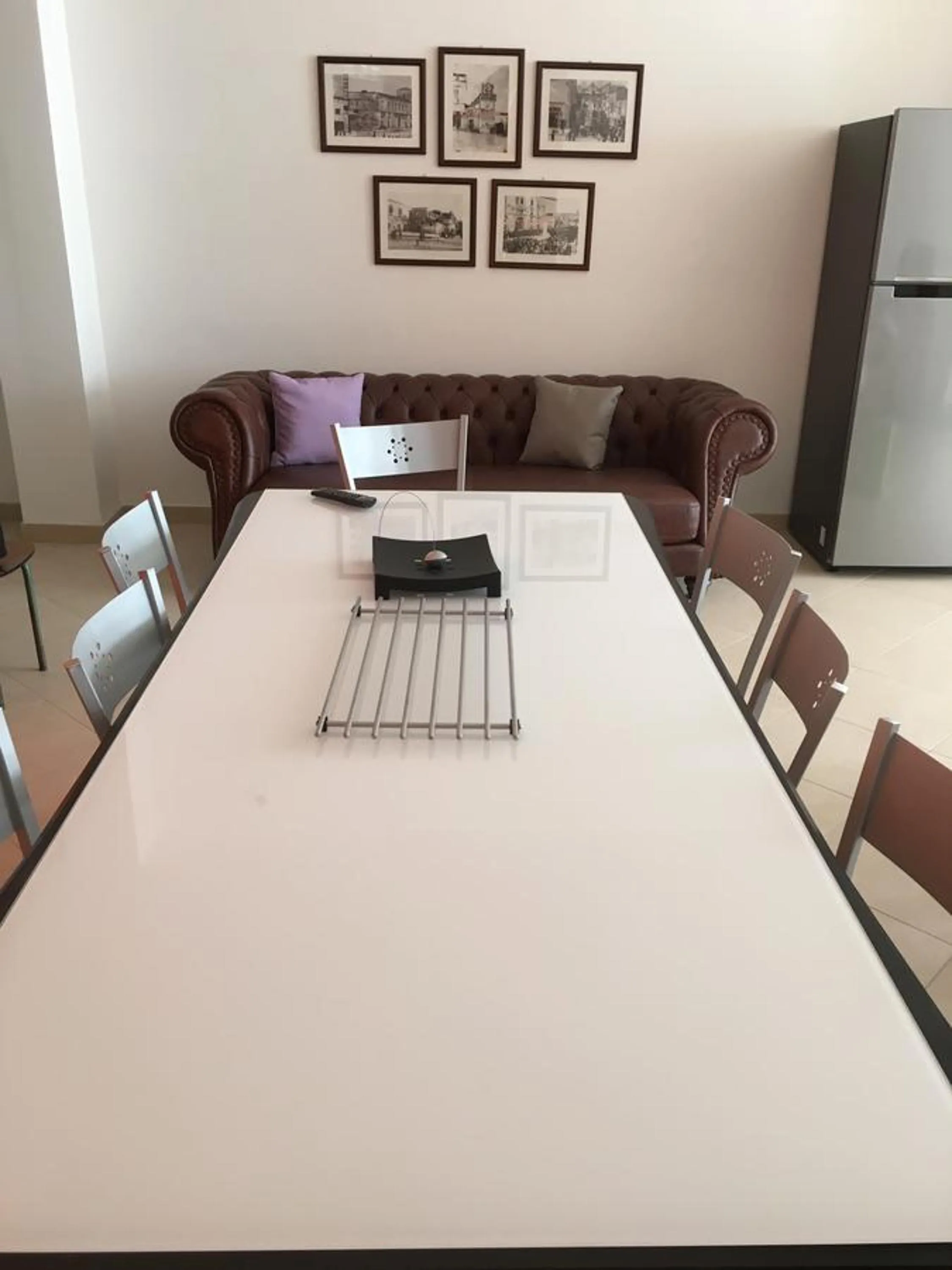 Communal lounge/ TV room in The Rock Hostel