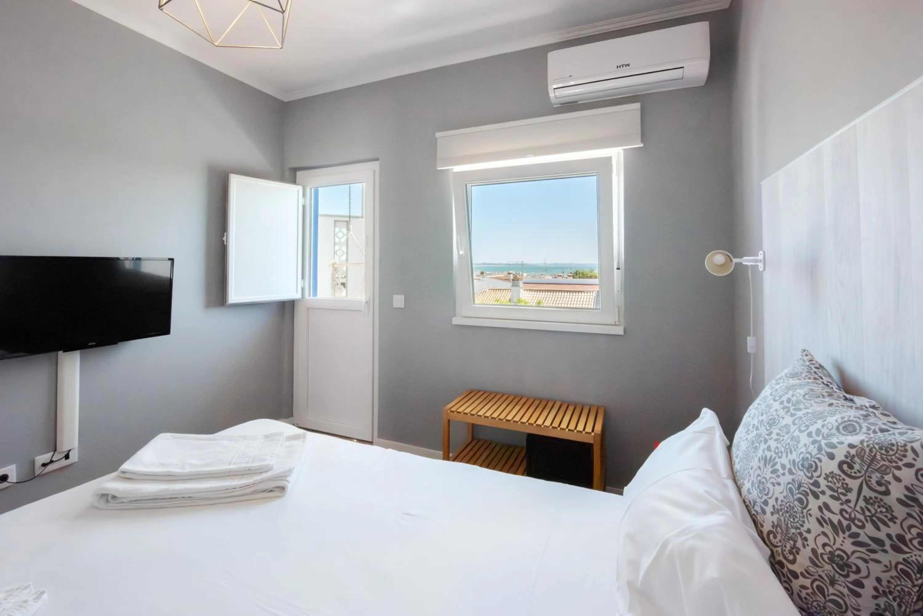 View (from property/room), Bed in Lagos Uptown Bed & Breakfast