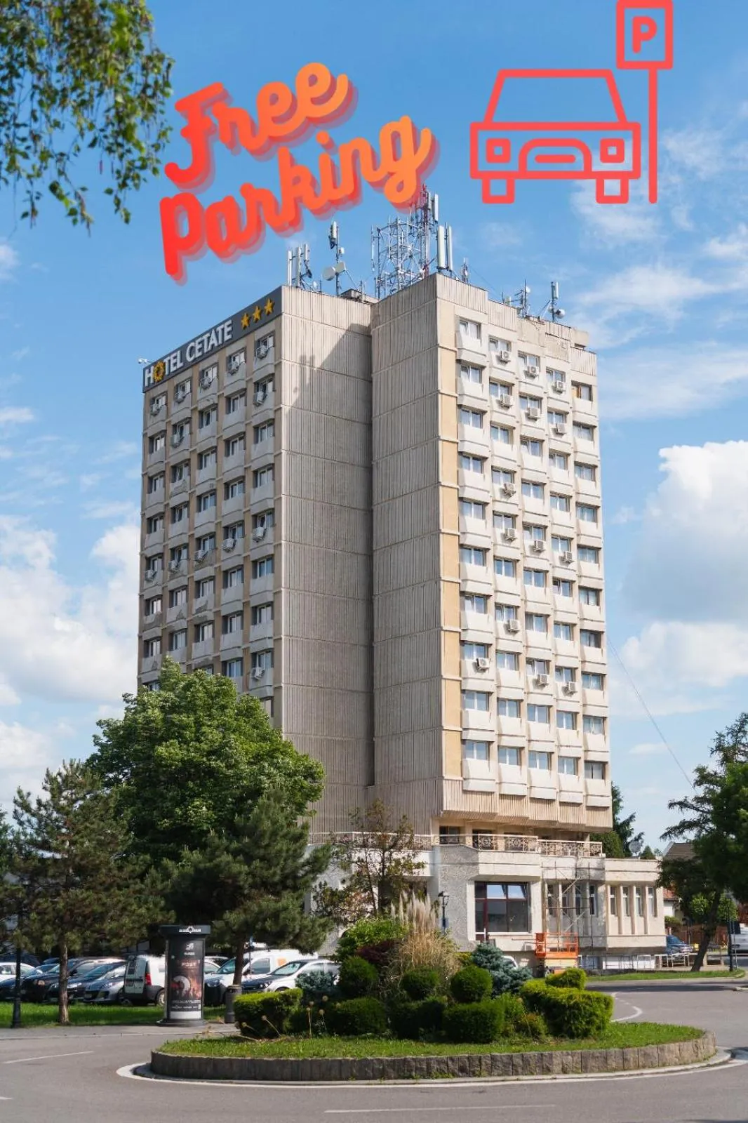 Property building in Hotel Cetate