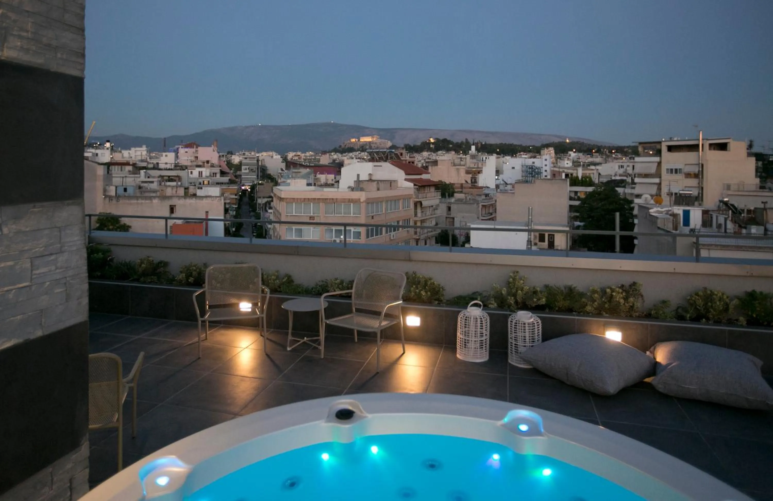 Patio in 47 Luxury Suites