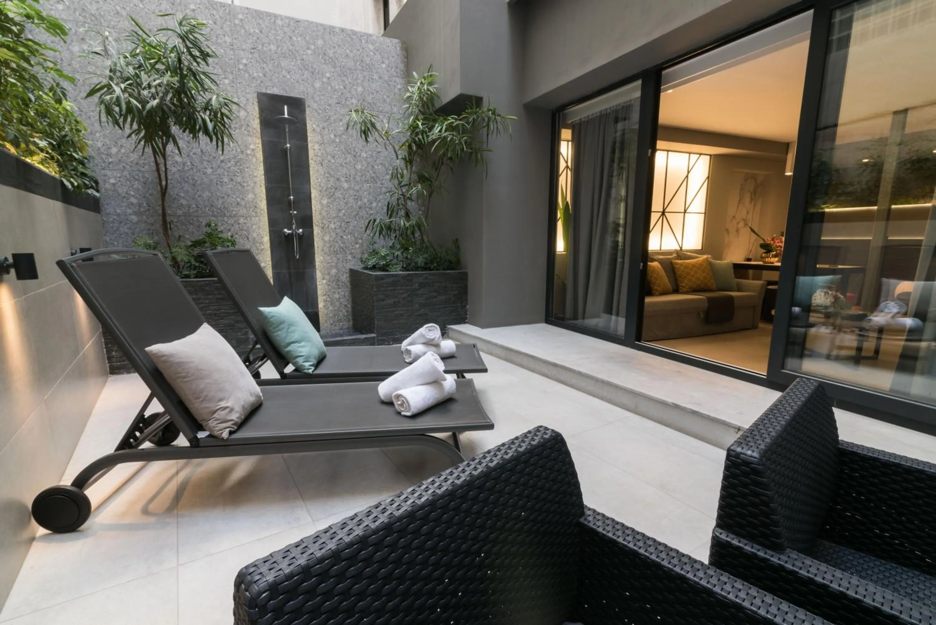 Patio in 47 Luxury Suites