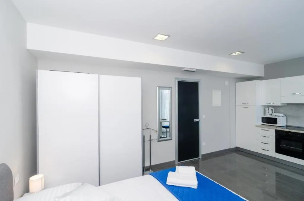 Living room, Bed in Apartments ZoomZoom