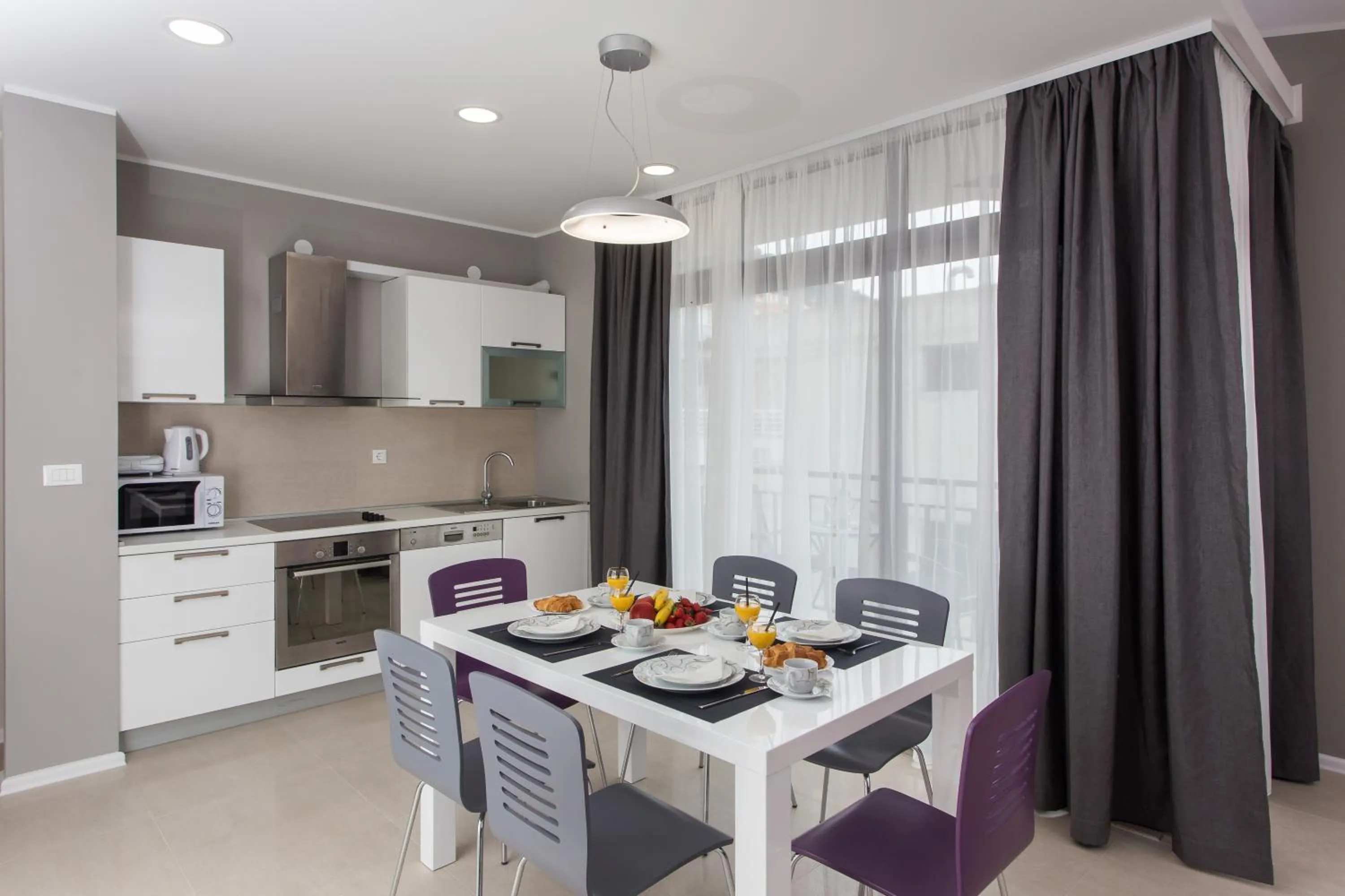 Kitchen or kitchenette in Apartments ZoomZoom